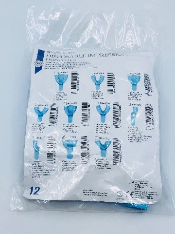 Henry Schein 900-4571 Disposable Impression Trays Perforated ~ Pack of 12