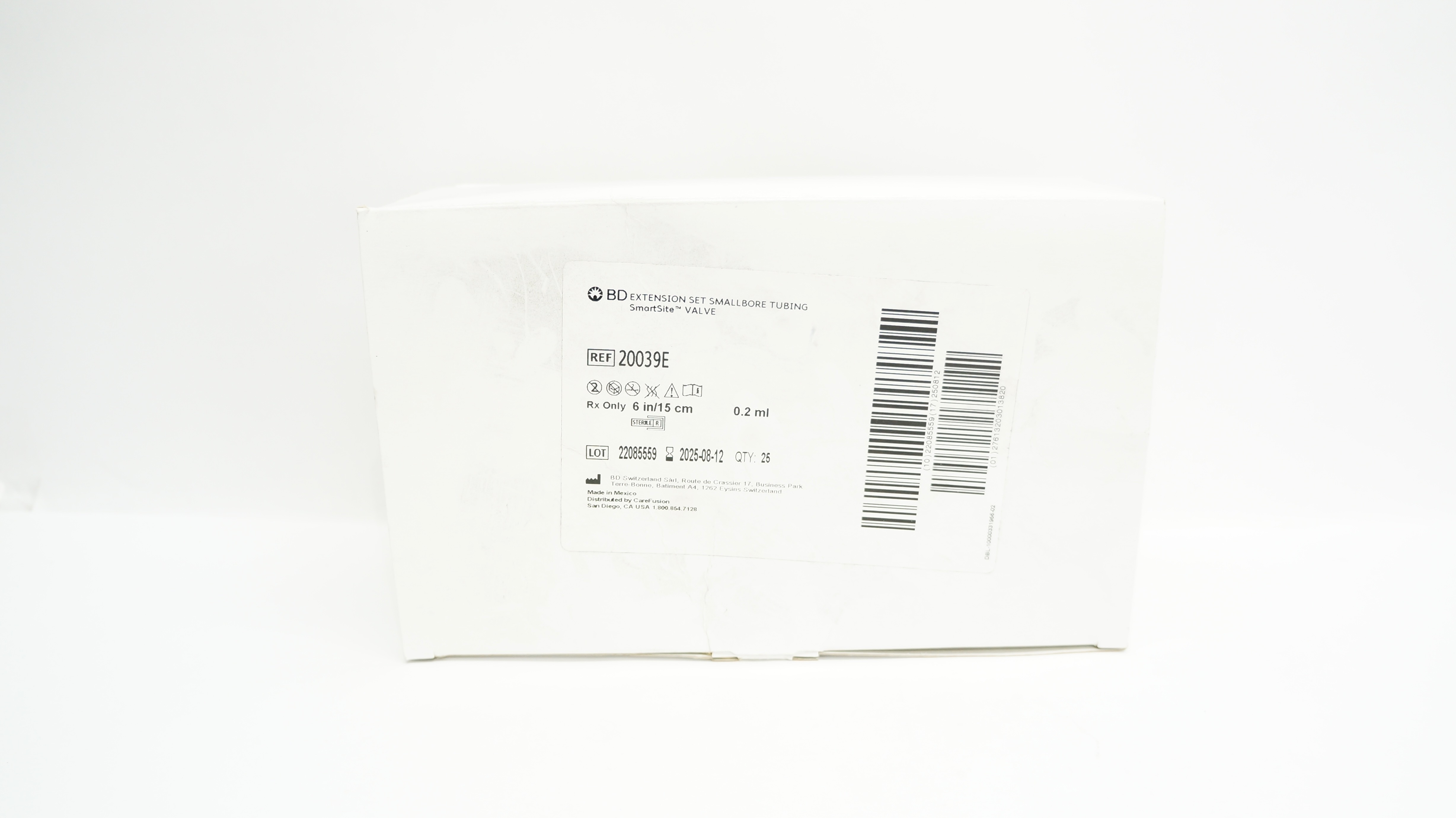 BD 20039E SmartSite Extension Set - Box of 19
