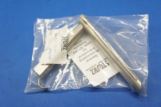 Karl Storz 8590CL Kleinsasser Laryngoscope, Medium Adult W/Later Side Channels