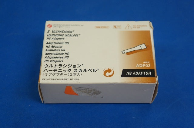 Ethicon ADP03 2 Ultracision Harmonic Scalpel HS Adaptors ~ Box of 2