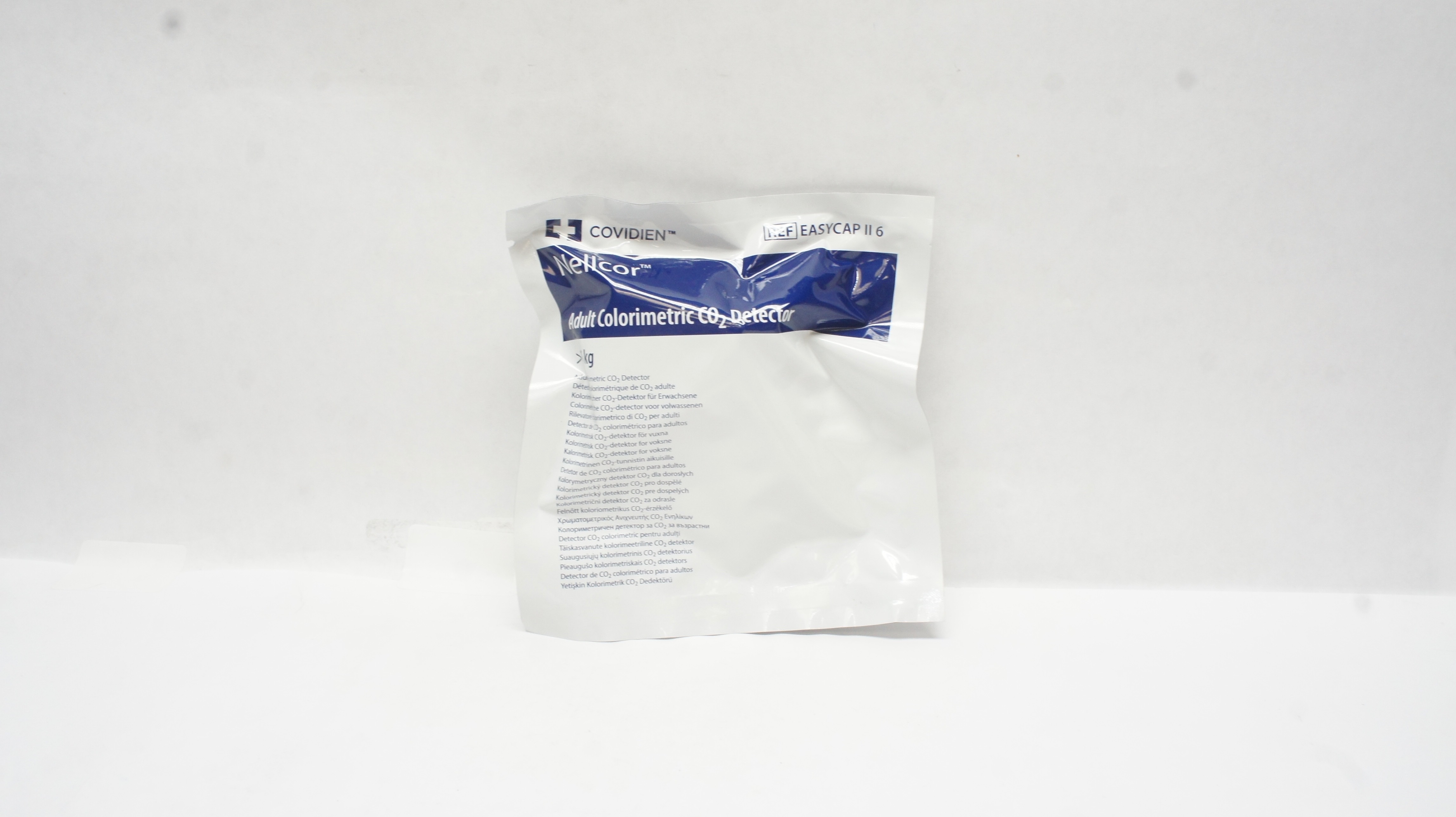 Covidien EASYCAPII6 Nellcor Adult Colorimetric CO2 Detector >15 kg