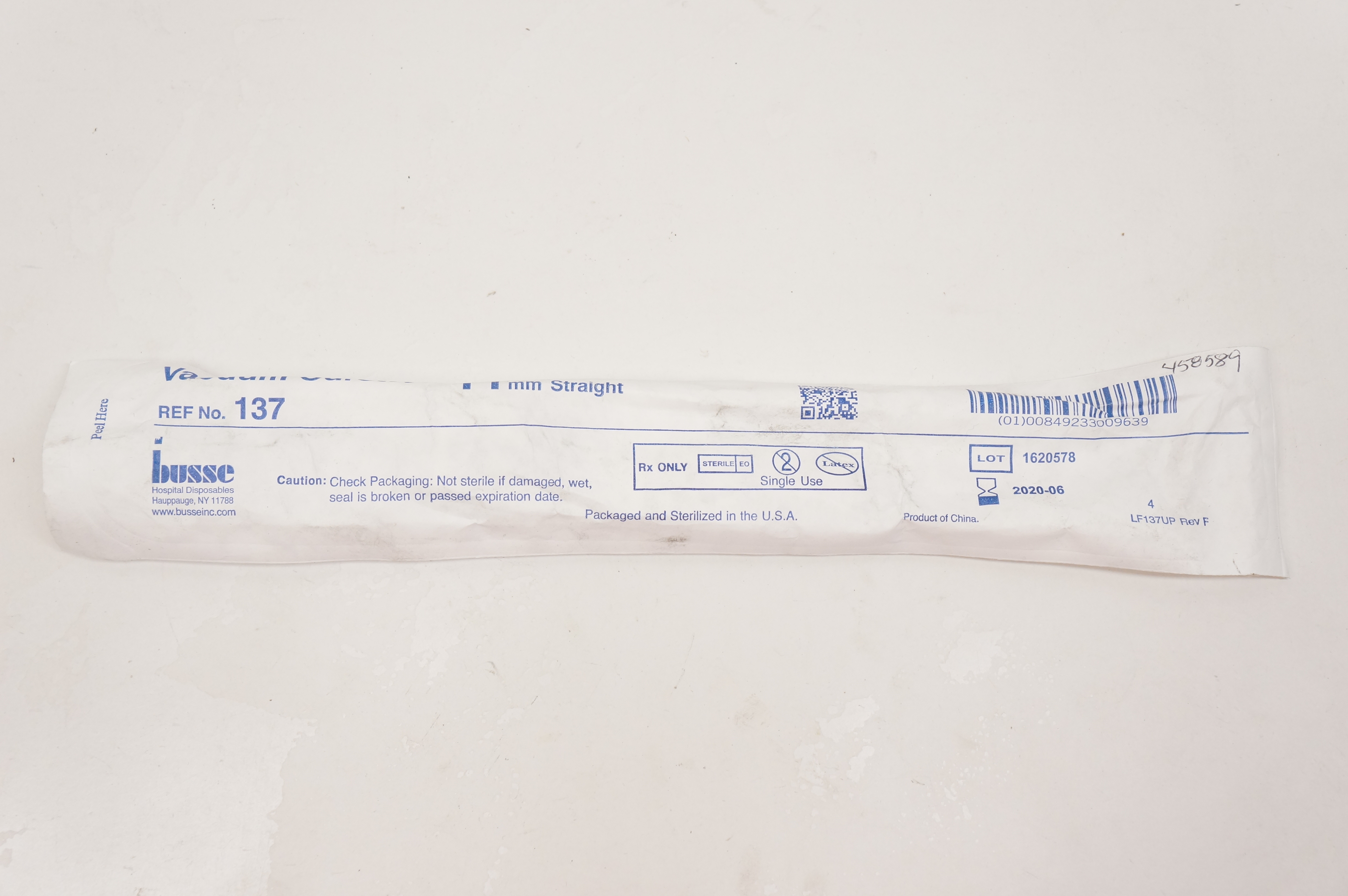 Busse 137 Vacuum Curette 11mm Straight (x)