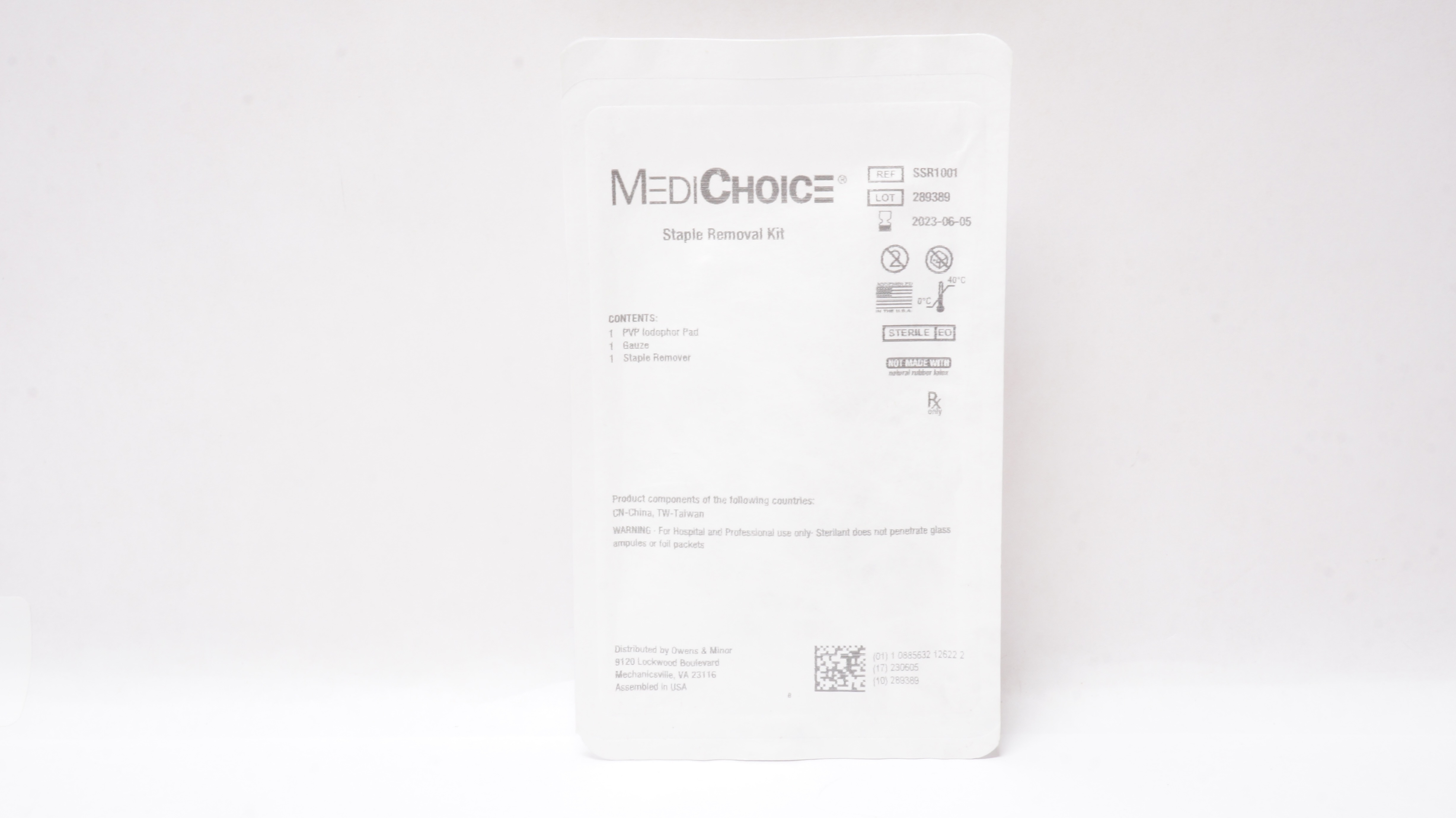 MediChoice SSR1001 Skin Staple Removal Kit