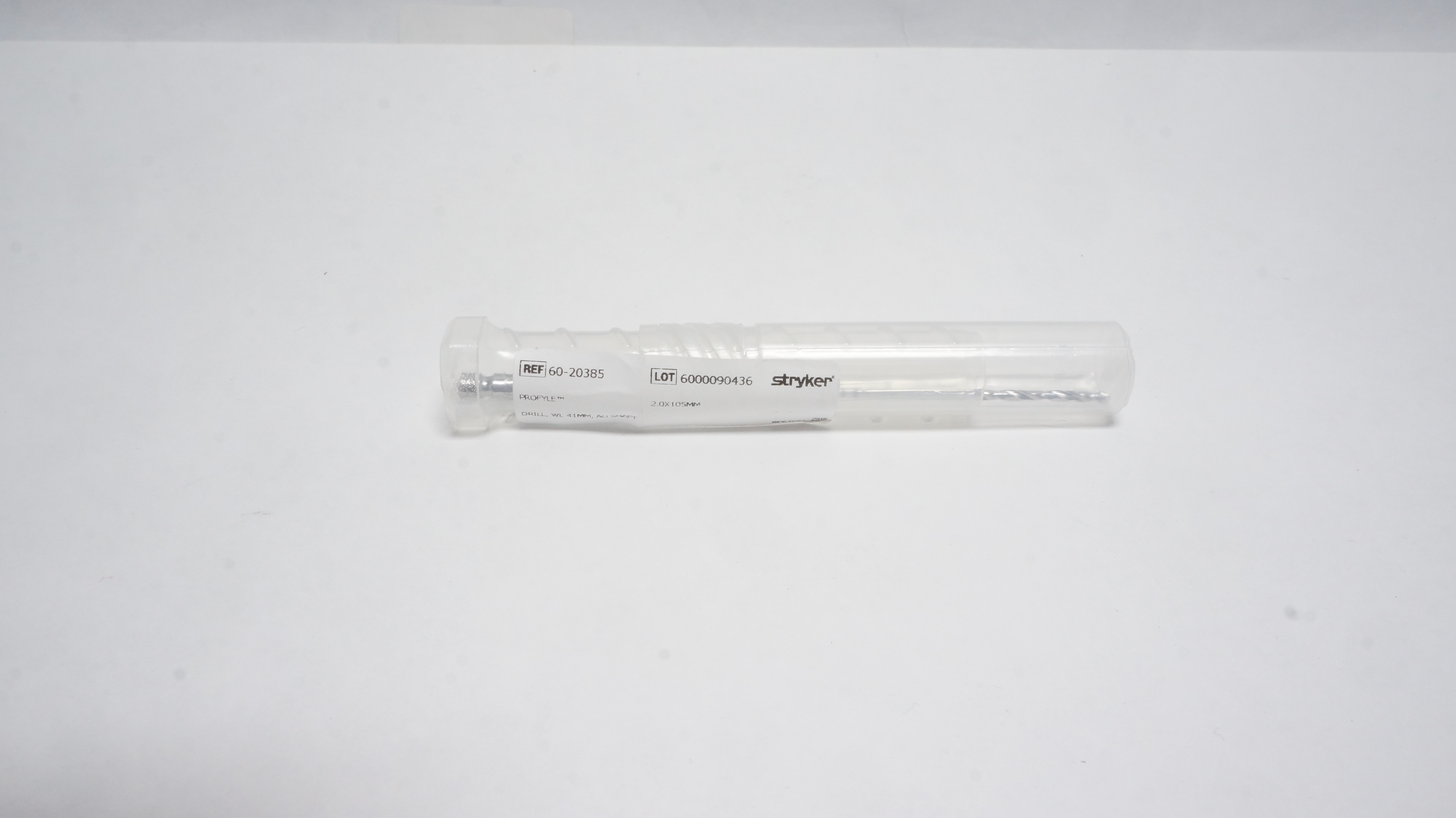 Stryker 60-20385 Profile Drill, WL 41mm, AO Shaft, 2.0 x 105mm
