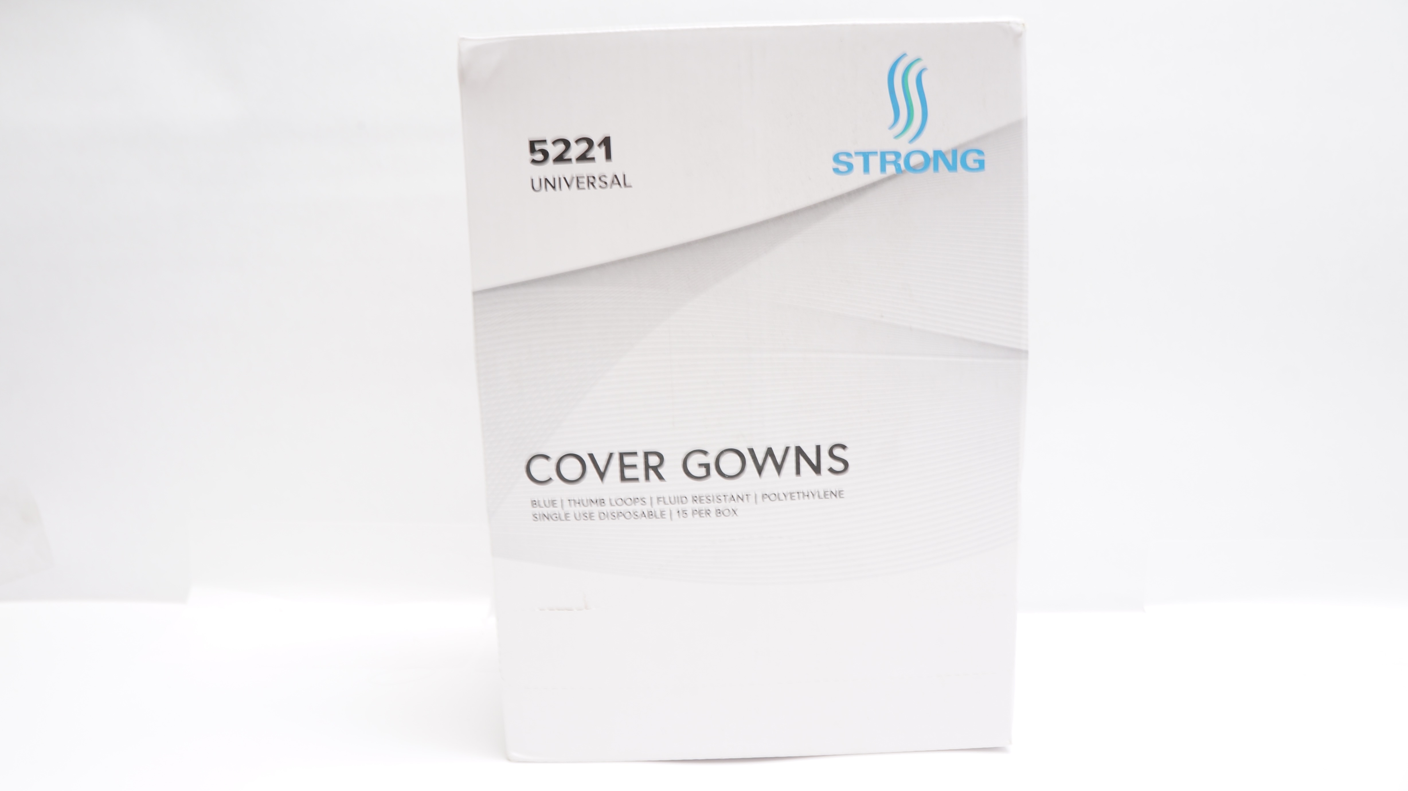 Strong 5221 Cover Gowns Universal, Blue - Box of 15