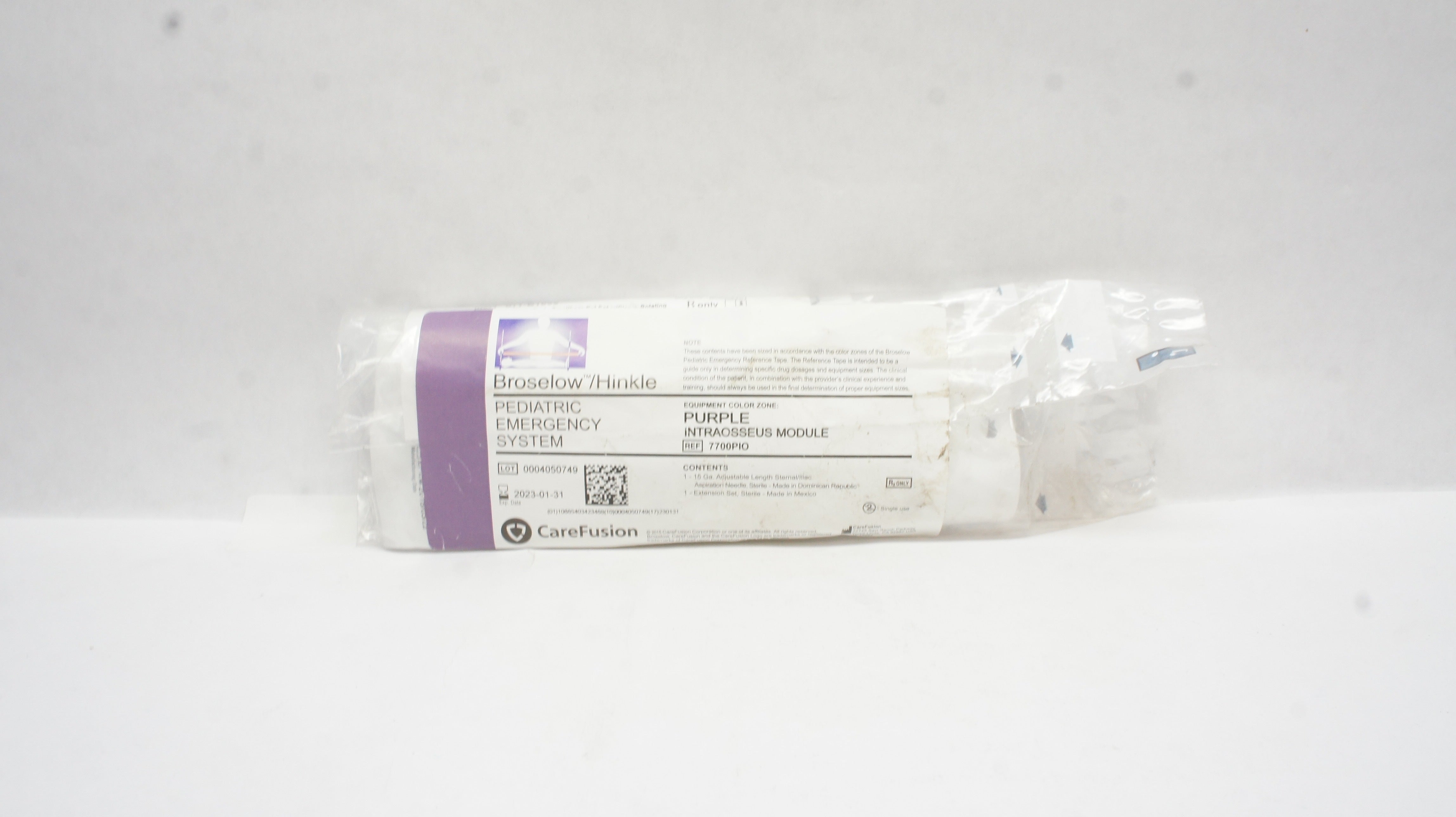 CareFusion 7700PIO Pediatric Emergency System, Purple Intraosseus Module (x)