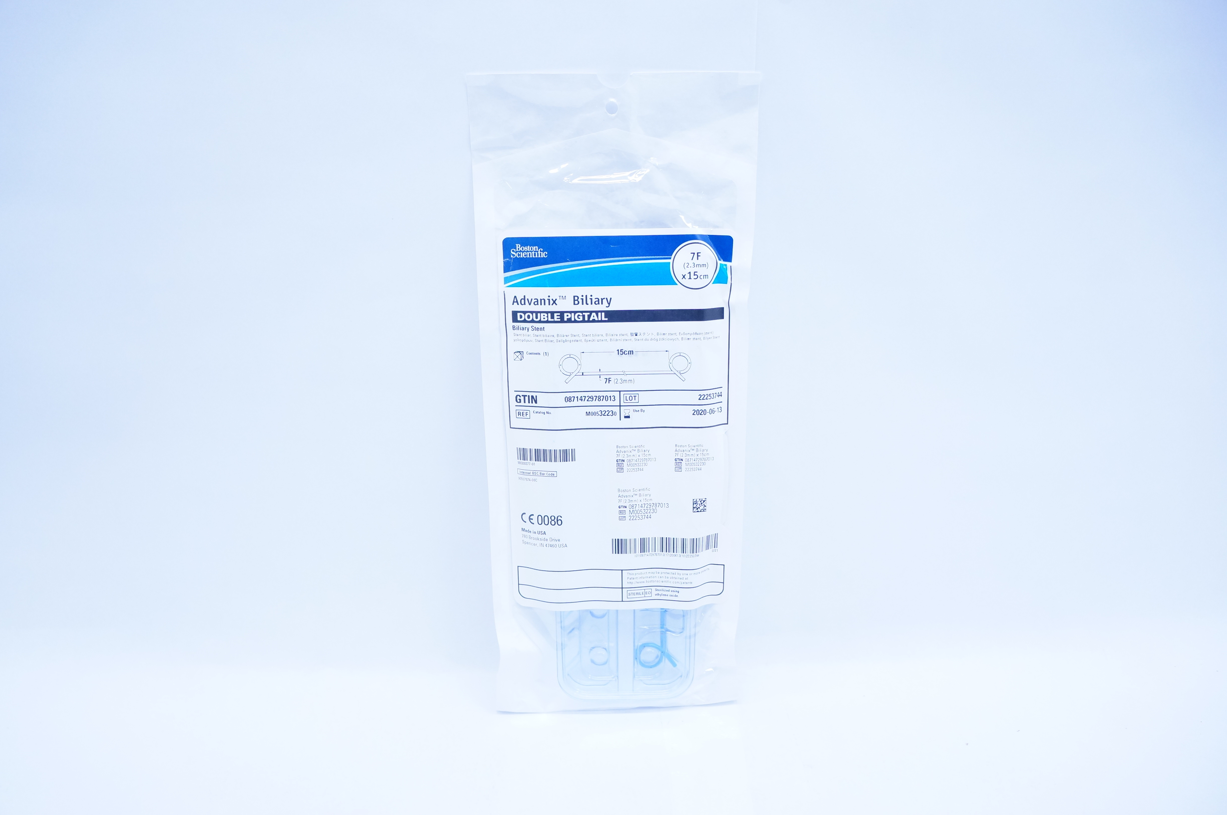 Boston Scientific M00532230 Advanix Biliary, Biliary Stnt 7F x 15cm (x)