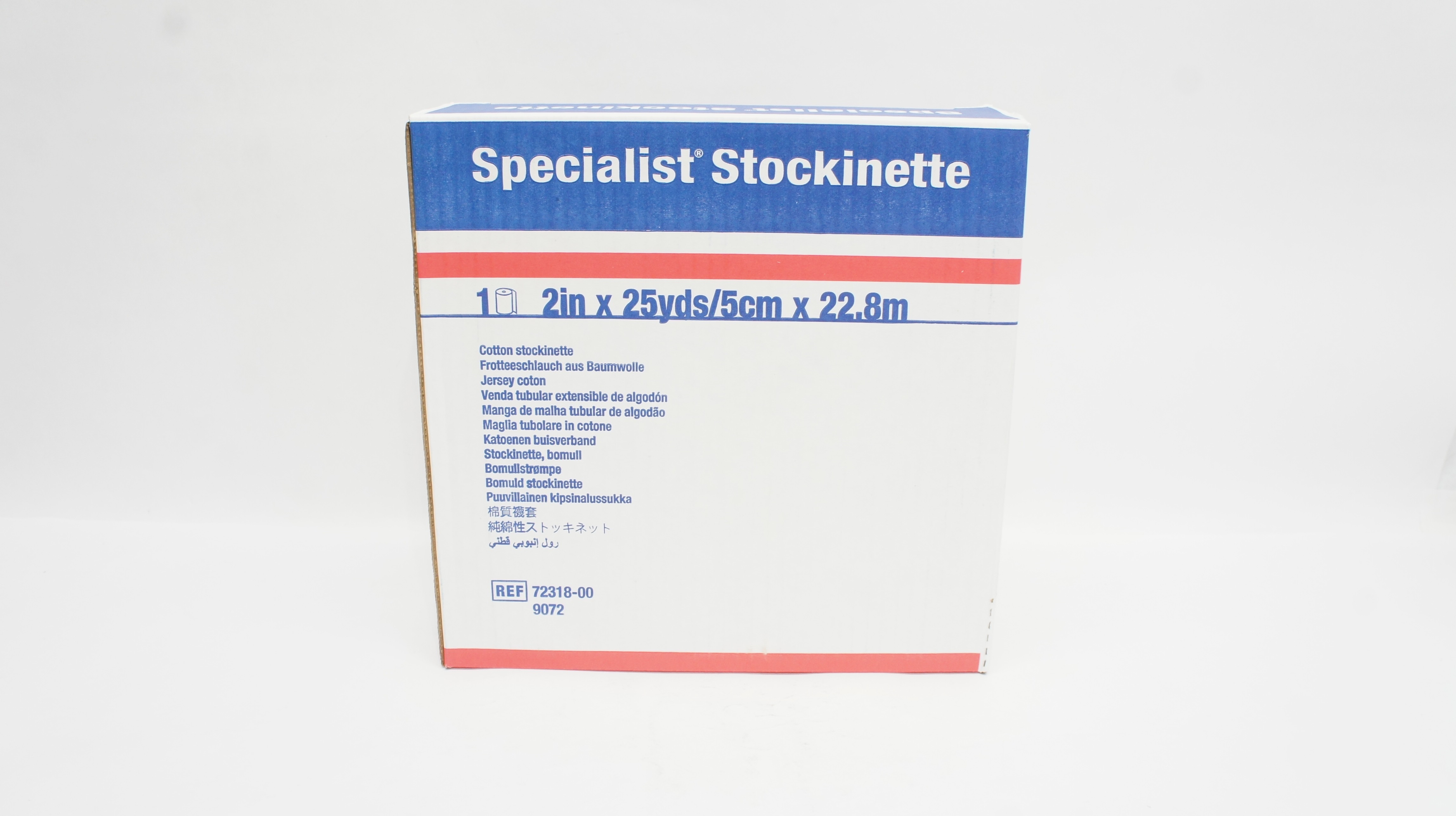 BSN Medical 72318-00/9072 Specialist Cotton Stockinette 2inch x 25yds