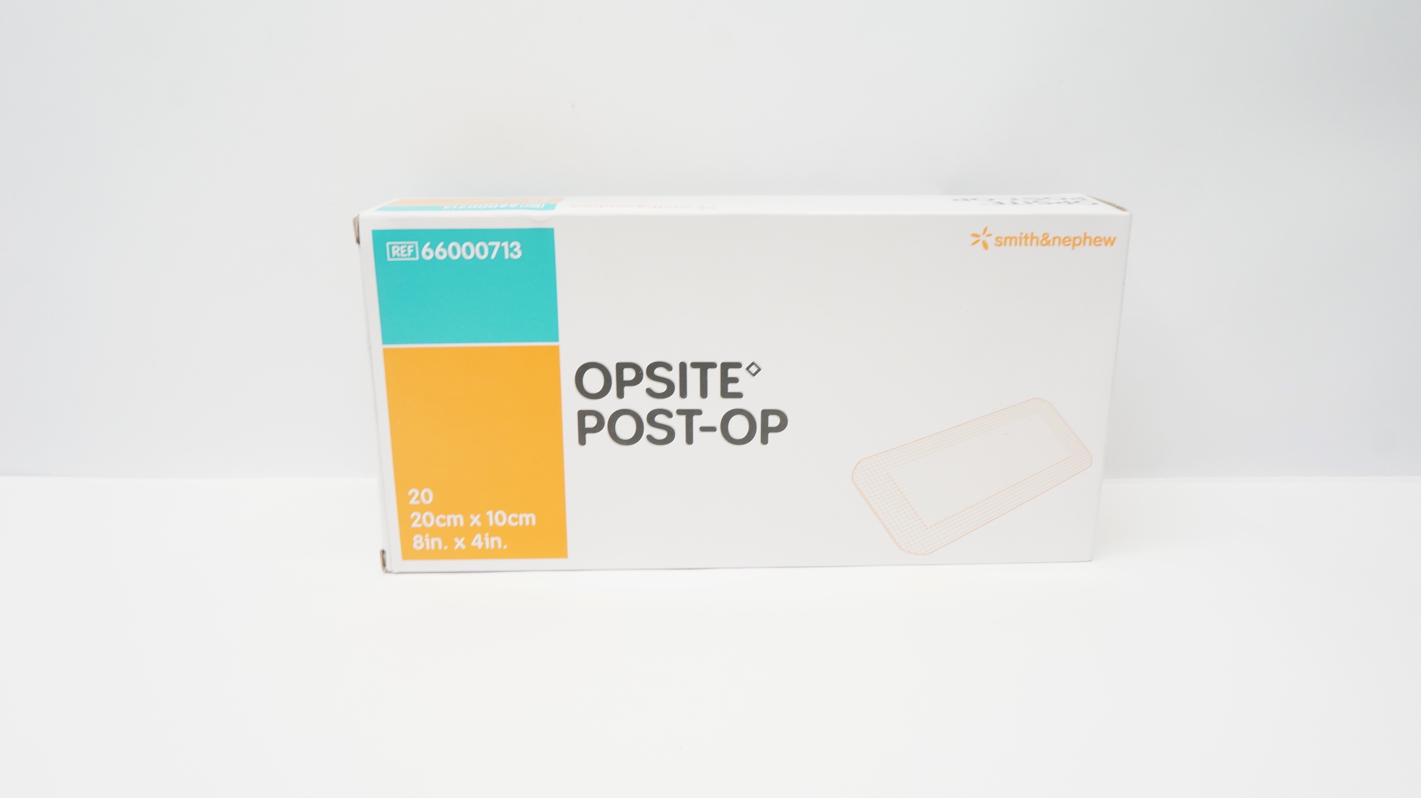 Smith&Nephew 66000713 OPSITE POST-OP Film Dressing 8inch x 4inch - Box of 20