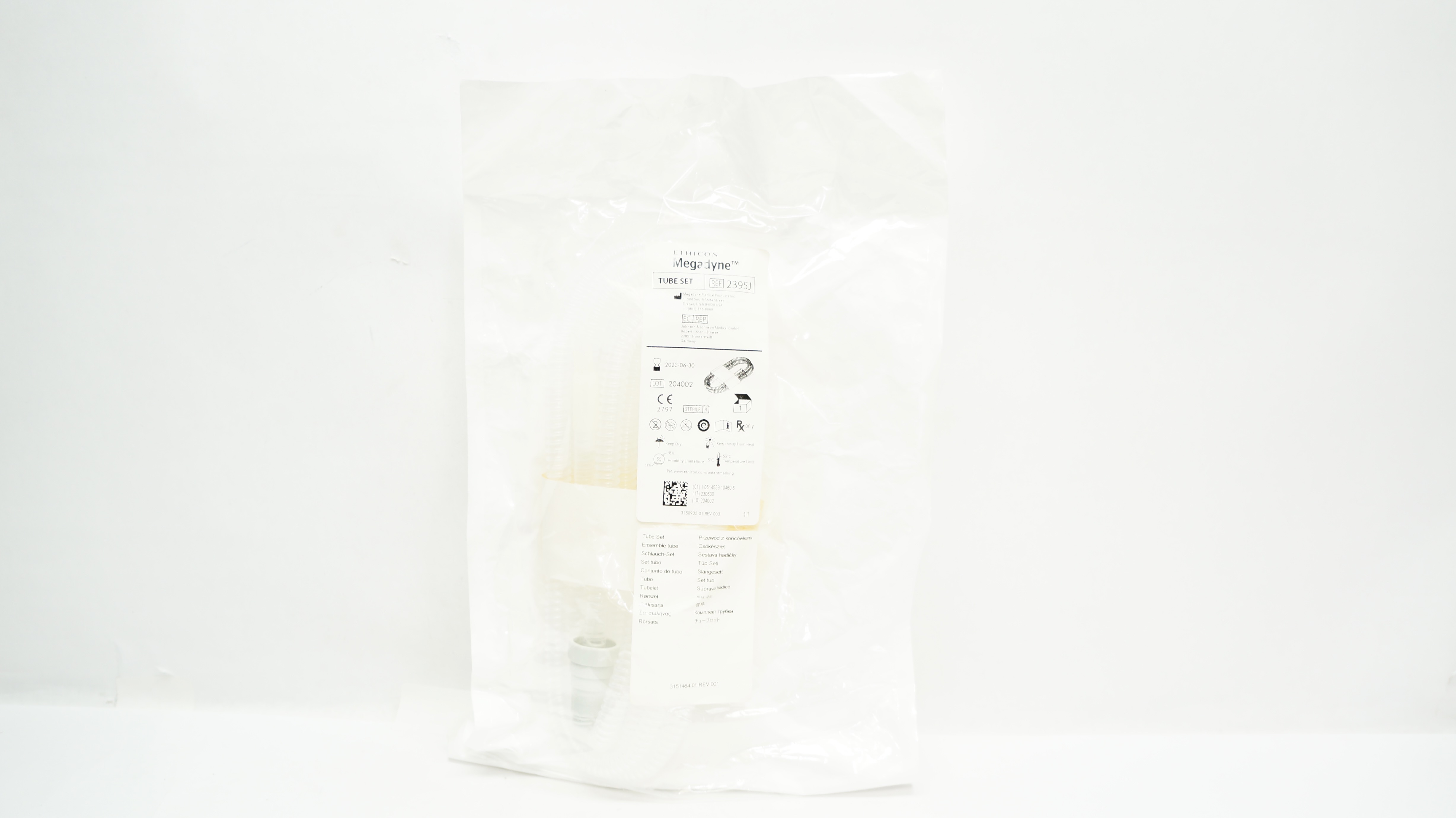 Ethicon 2395J Megadyne Tube Set (x)