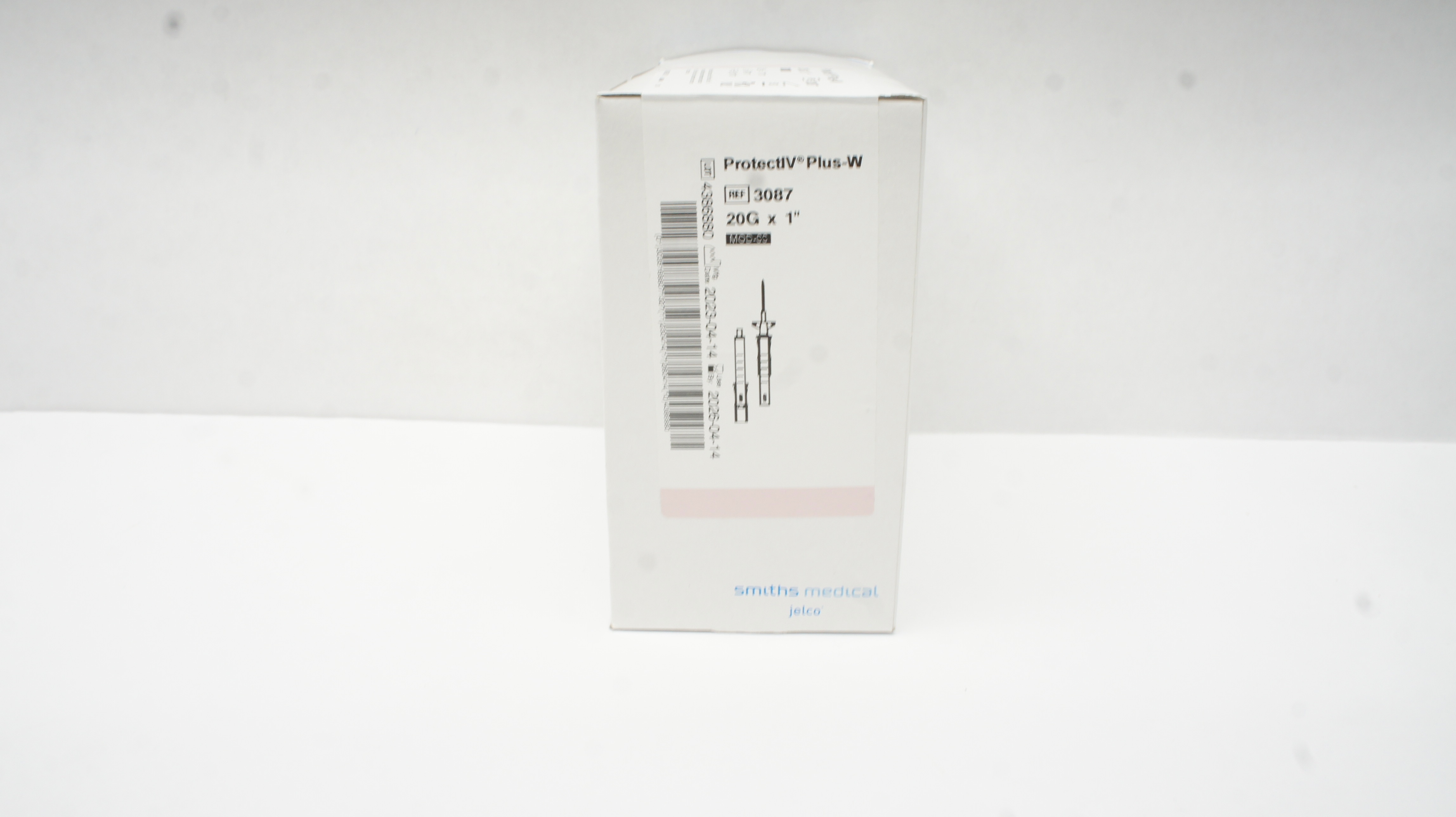 Smiths Medical 3087 ProtectIV Plus-W Safety IV Caths. 20G x 1inch - Box of 31