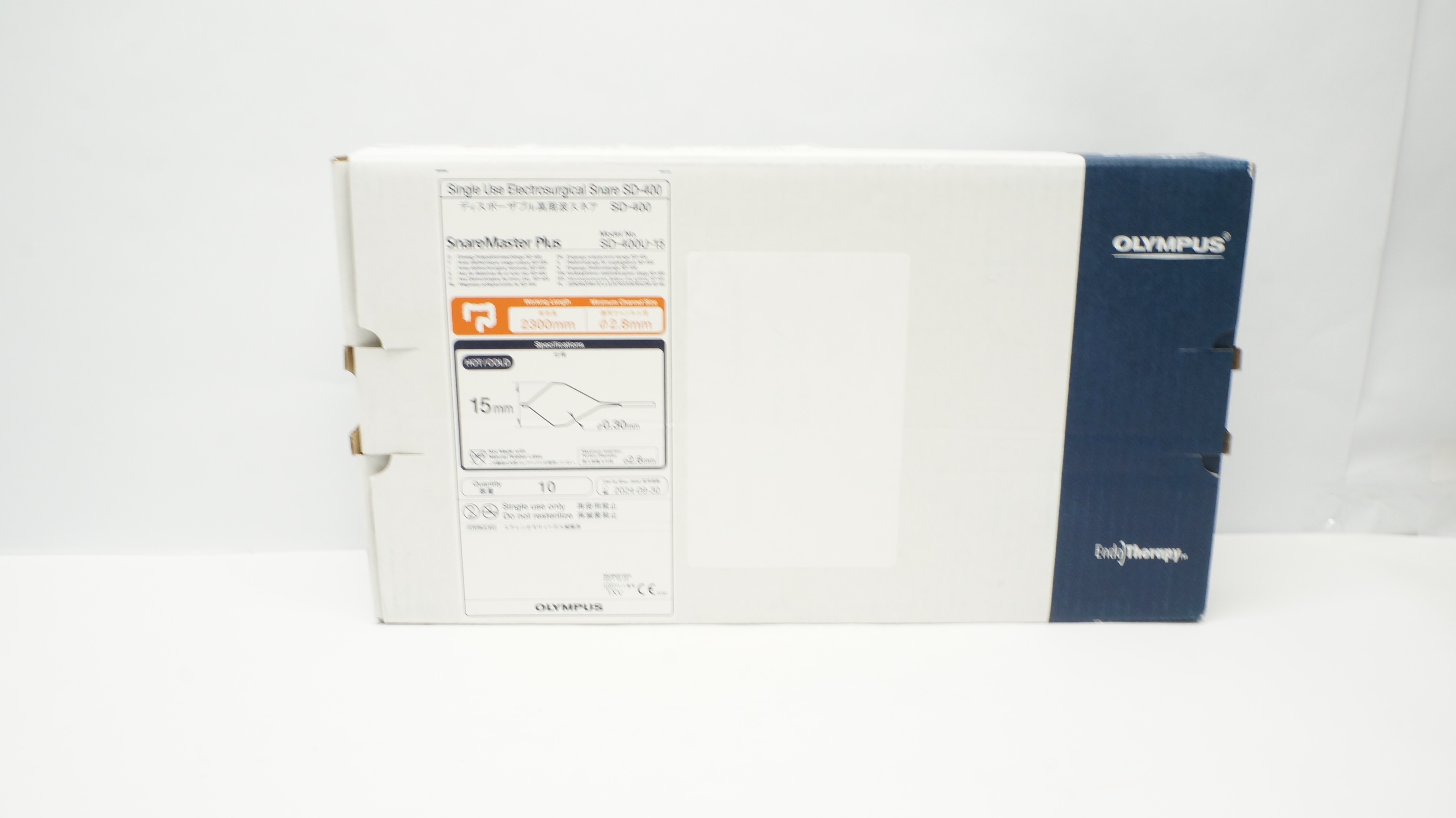 Olympus SD-400U-15 SnareMaster+ Electrosurgic Snare 2300x2.8x15mm(x) - Box of 10