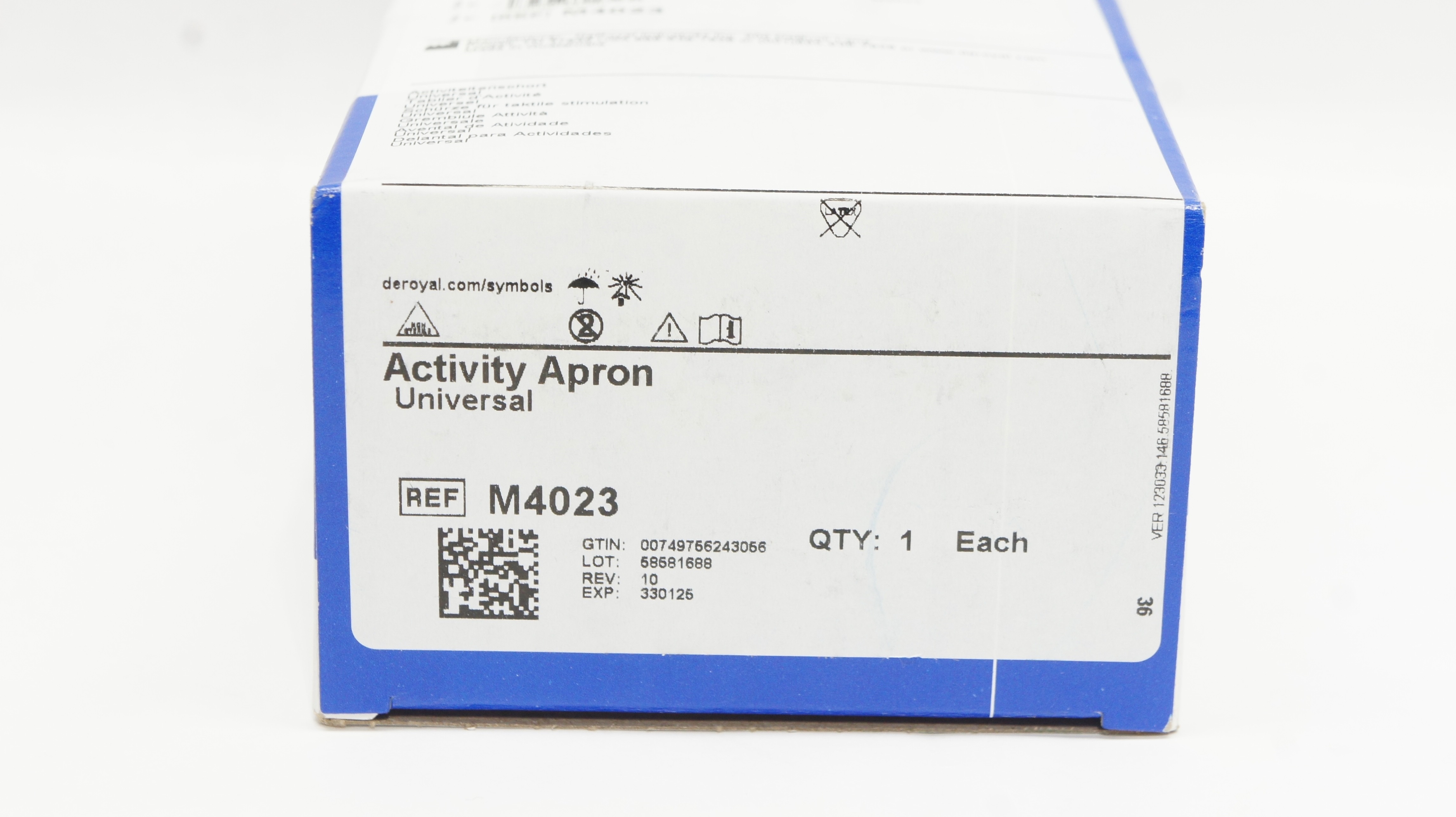 DeRoyal M4023 Activity Apron, Universal