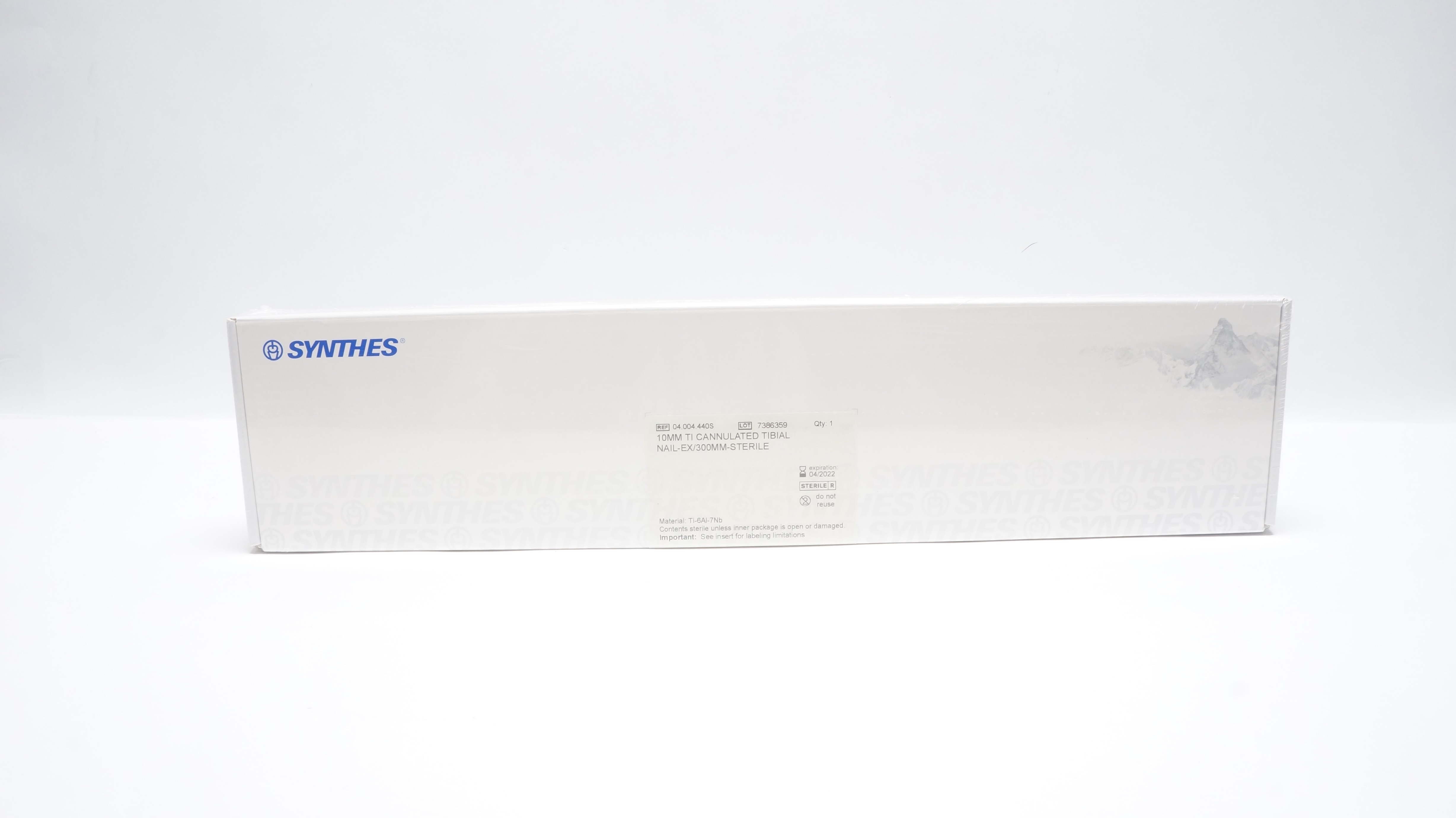 Synthes 04.004.440S 10mm TI CANNULATED TIBIAL NAIL-EX/300mm-Sterile (x)