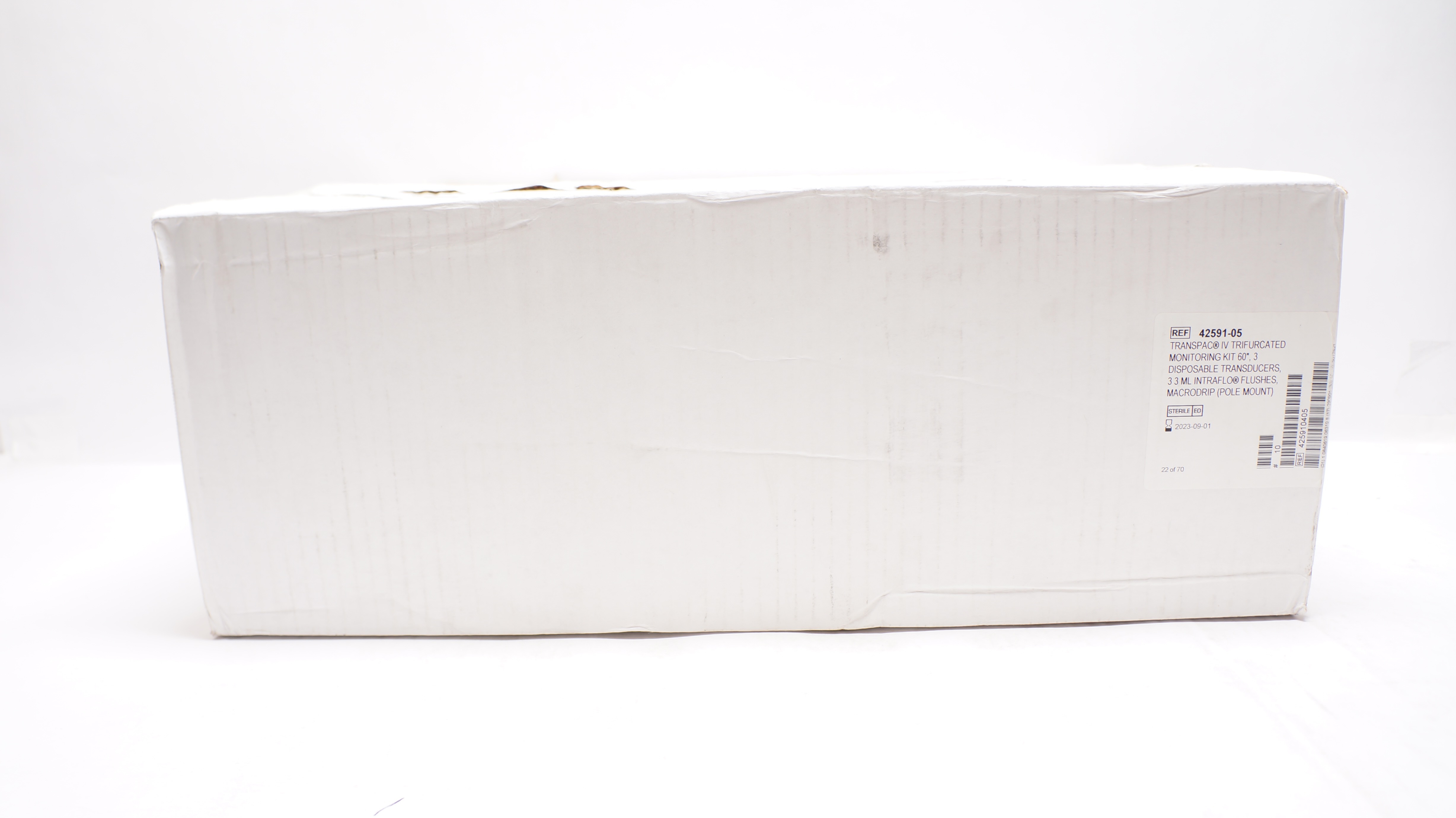 ICU Medical 42591-05 Transpac IV Trifurcated Monitoring Kit 60inch(x)-Case of 10