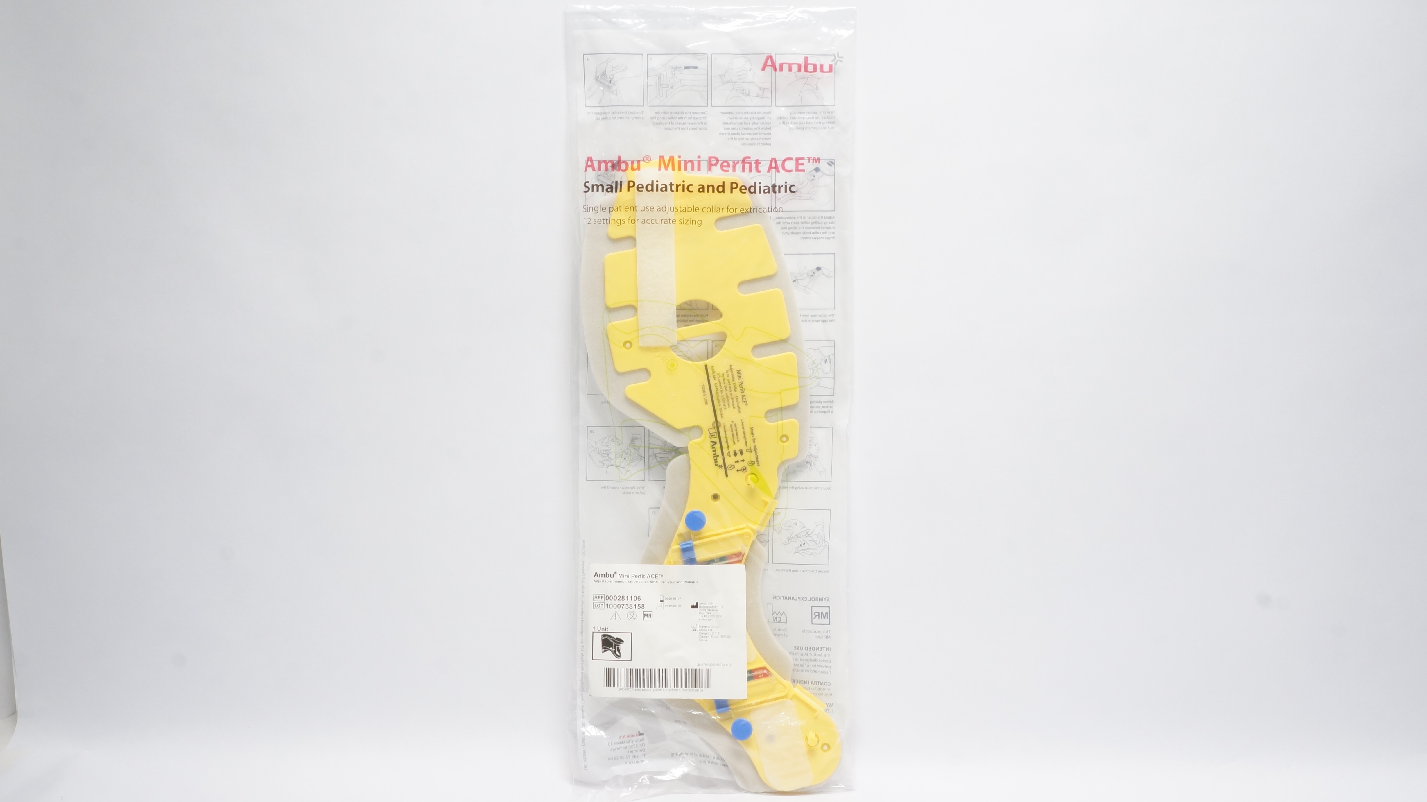 AMBU 000281106 Mini PerfitACE Adjustable Collar,Small Pediatric (x)