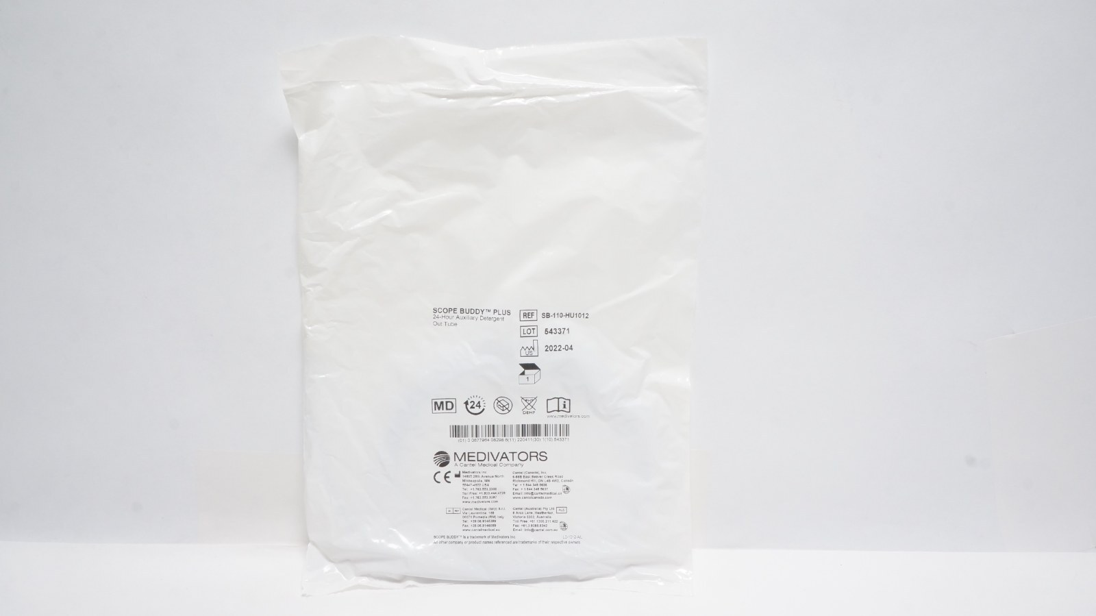 Medivators SB-110-HU1012 Scope Buddy Plus Detergent Tube