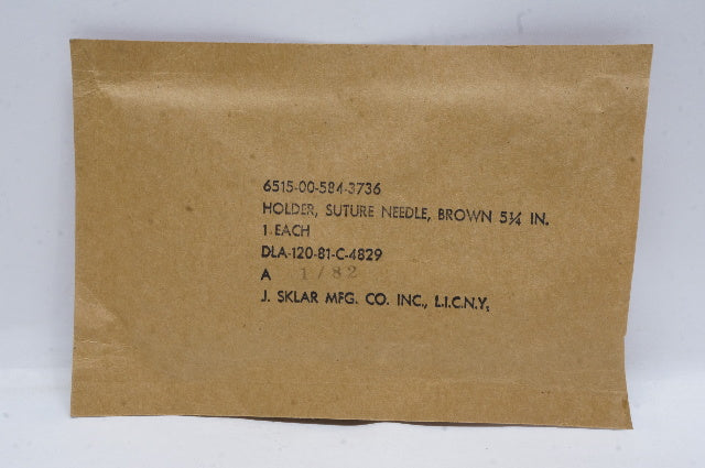 Sklar Needle Holder Suture Brown 5-1/4inch