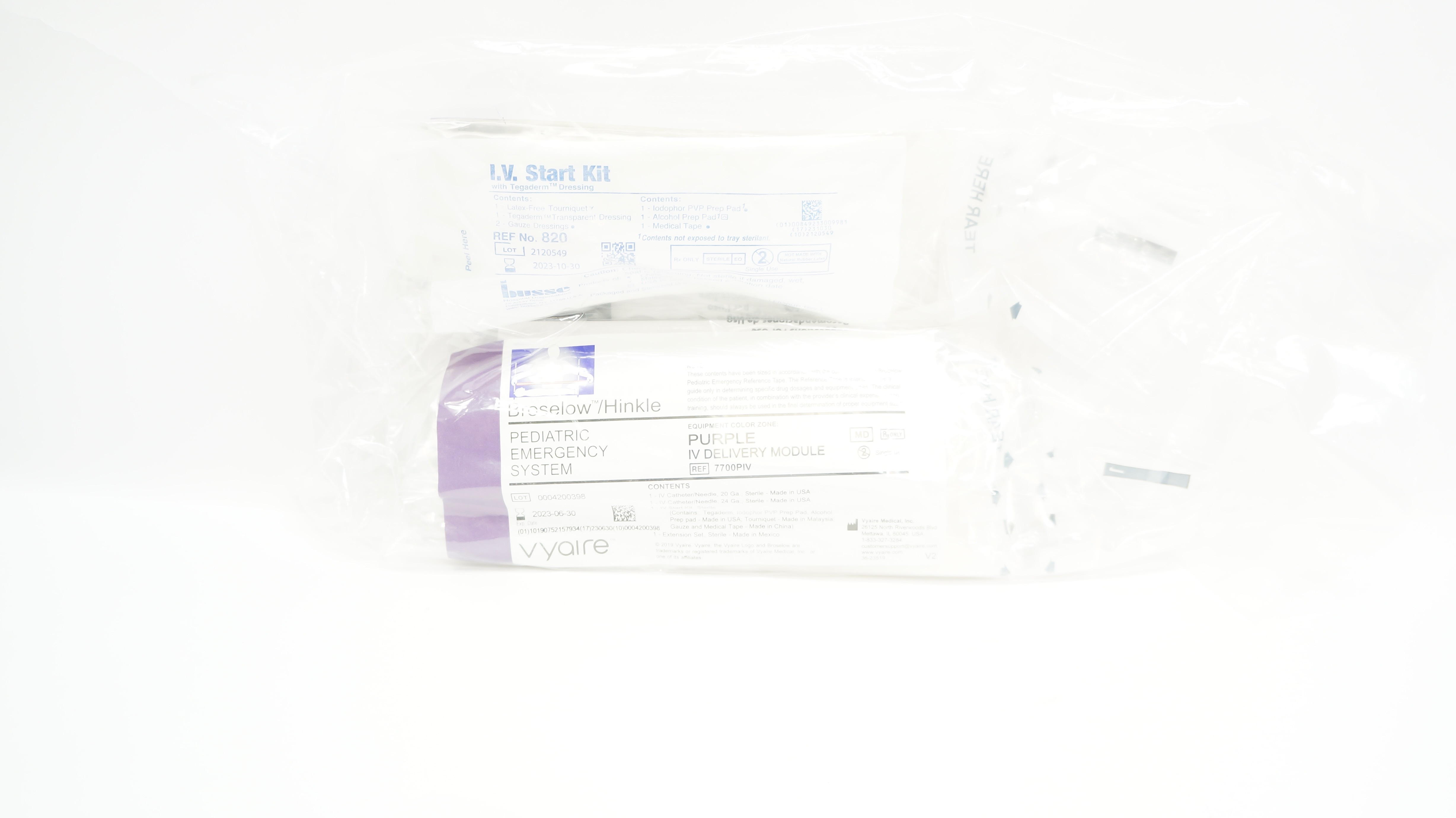 Vyaire 7700PIV Broselow/Hinkle Pediatric Emergency System, Purple (x)