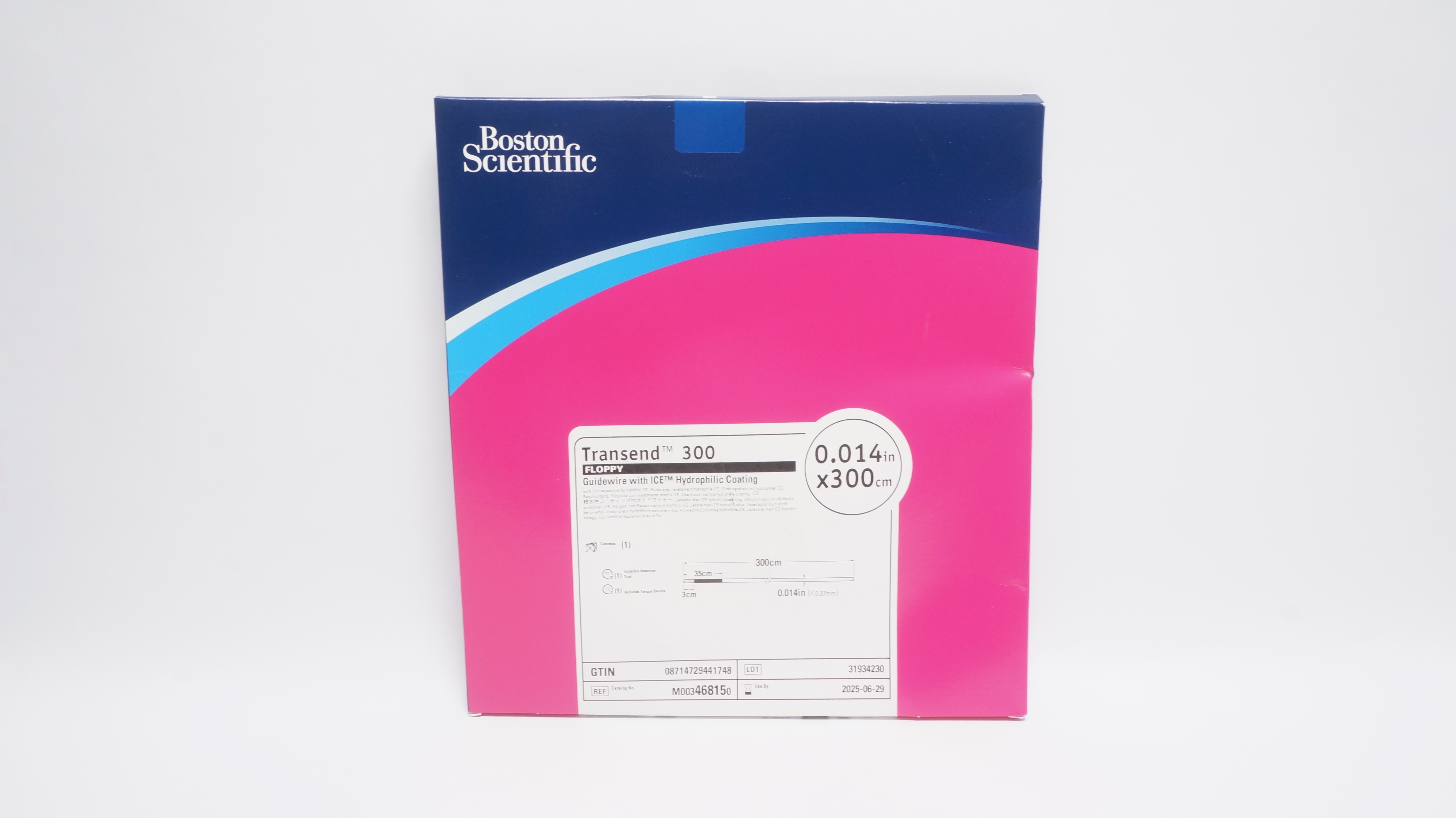 Boston Scientific 46815 Transcend 300 Floppy Guidewire 0.014In x 300cm (x)