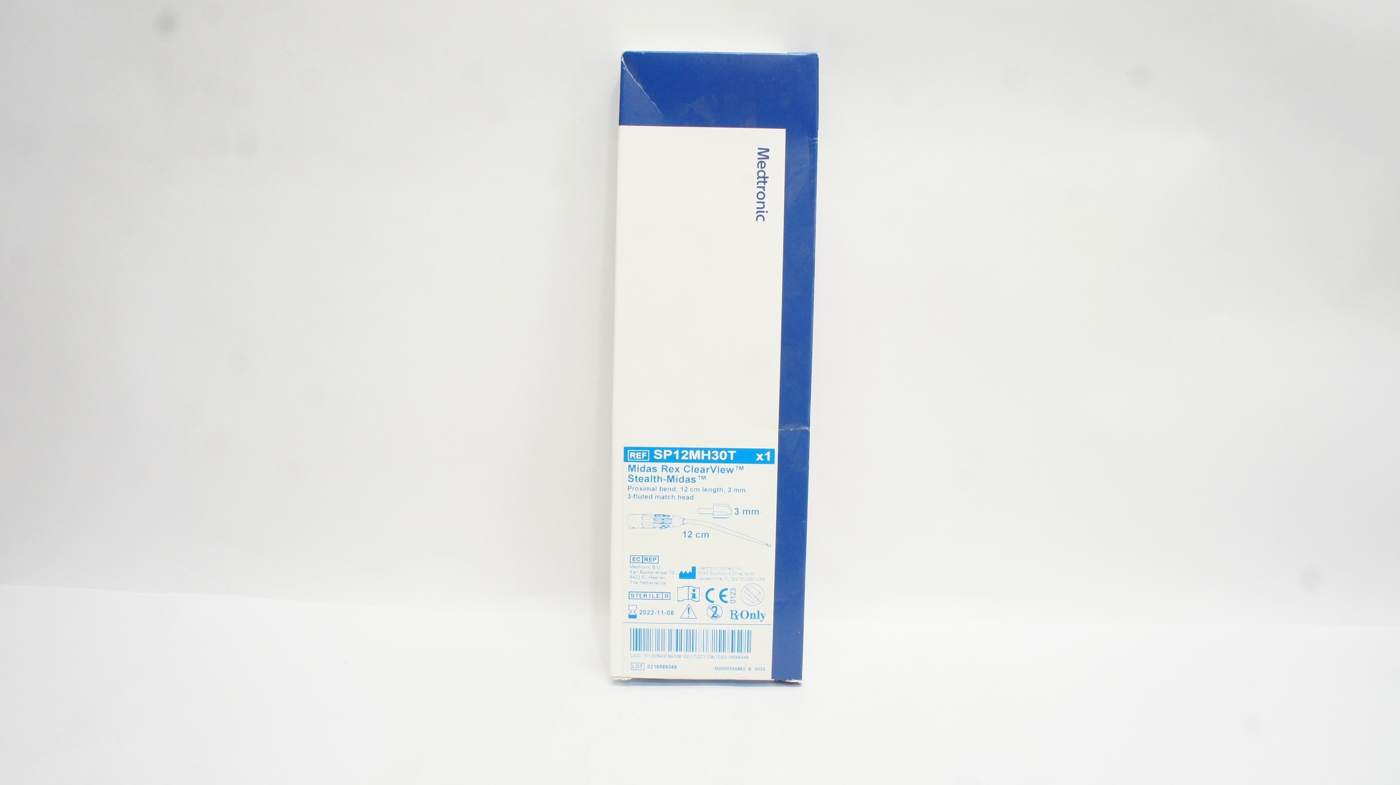 Medtronic SP12MH30T Midas Rex ClearView Stealth-Midas 12cm x 3mm (x)