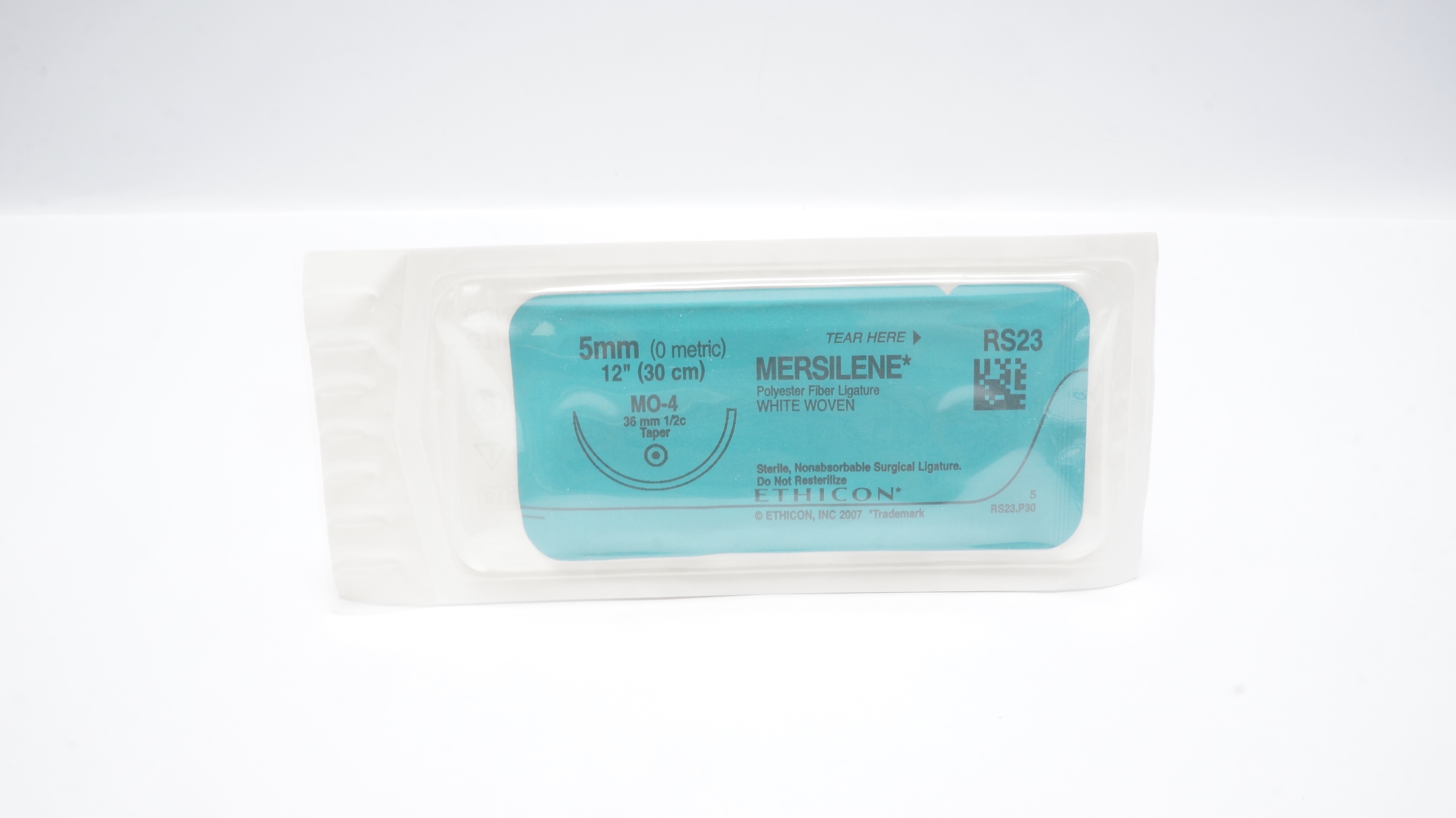 Ethicon RS23 0 Mersilene Polyester Stre MO-4 36mm 1/2c Taper, 12inch (x)