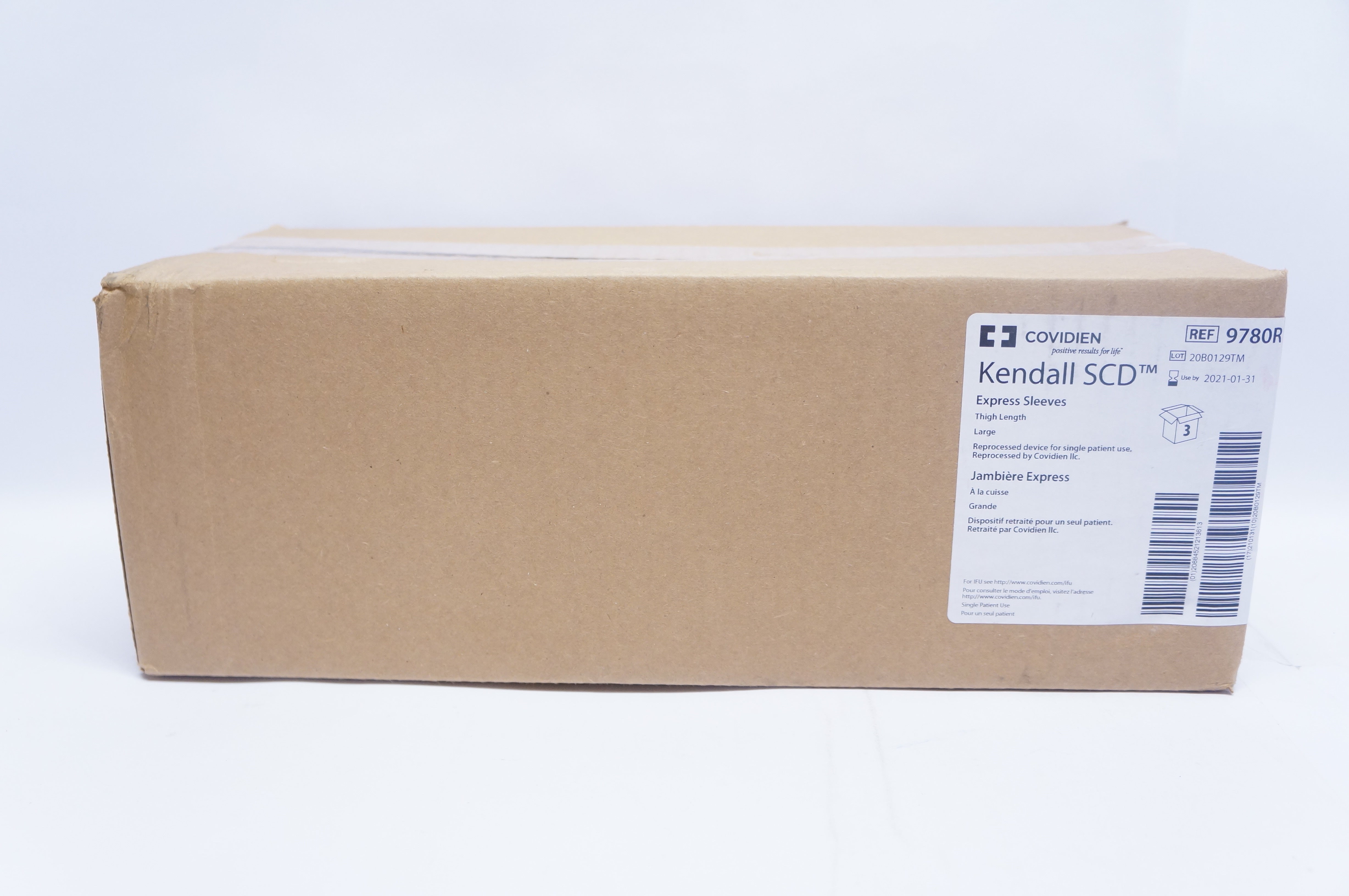 Covidien 9780R Kendall SCD Express Sleeves, Large