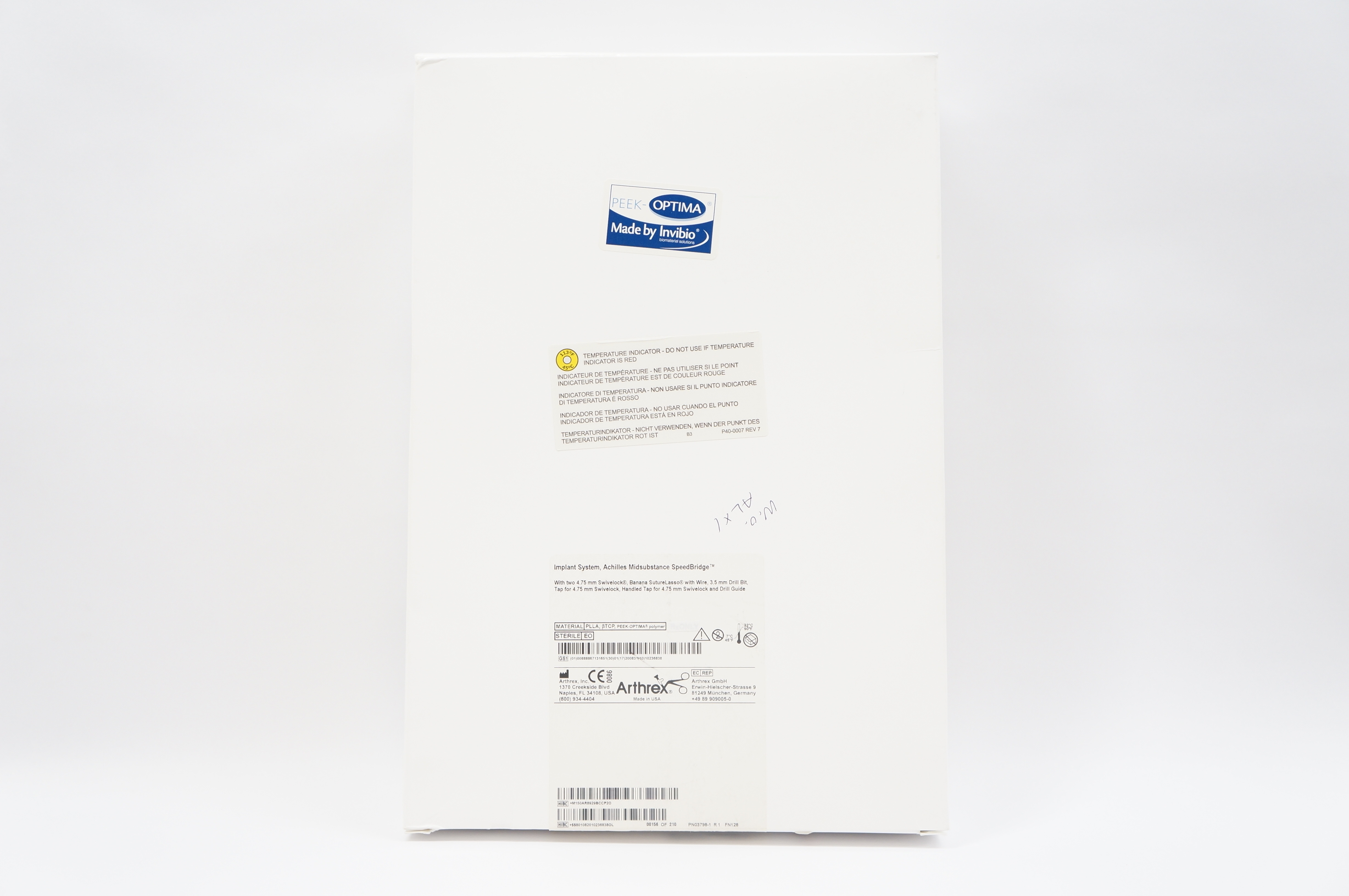 Arthrex AR-8929BC-CP Implant System, Achilles Midsubstance SpeedBridge (x)
