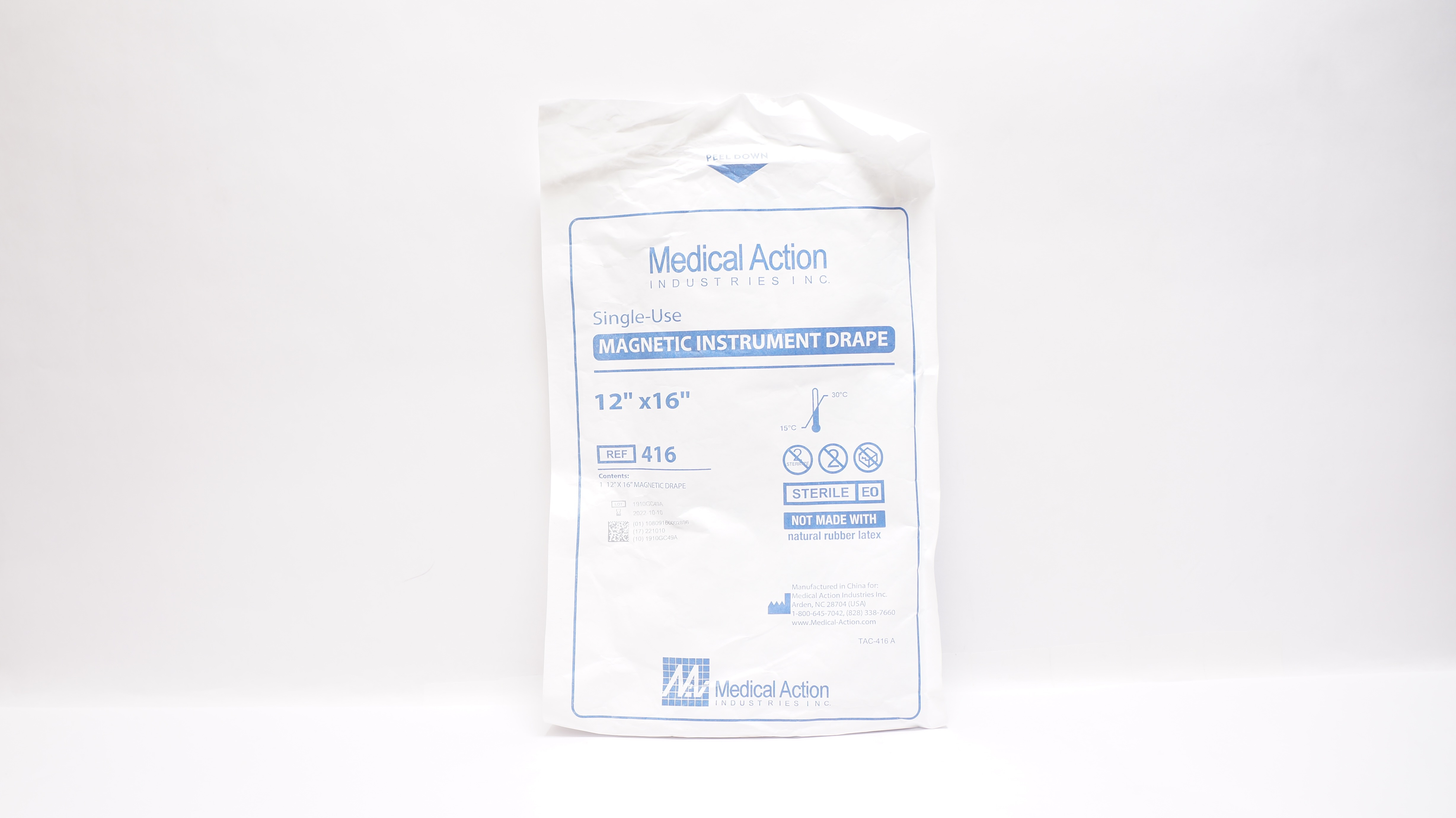 Medical Action 416 Magnetic Instrument Drape 12inch x 16inch (x)