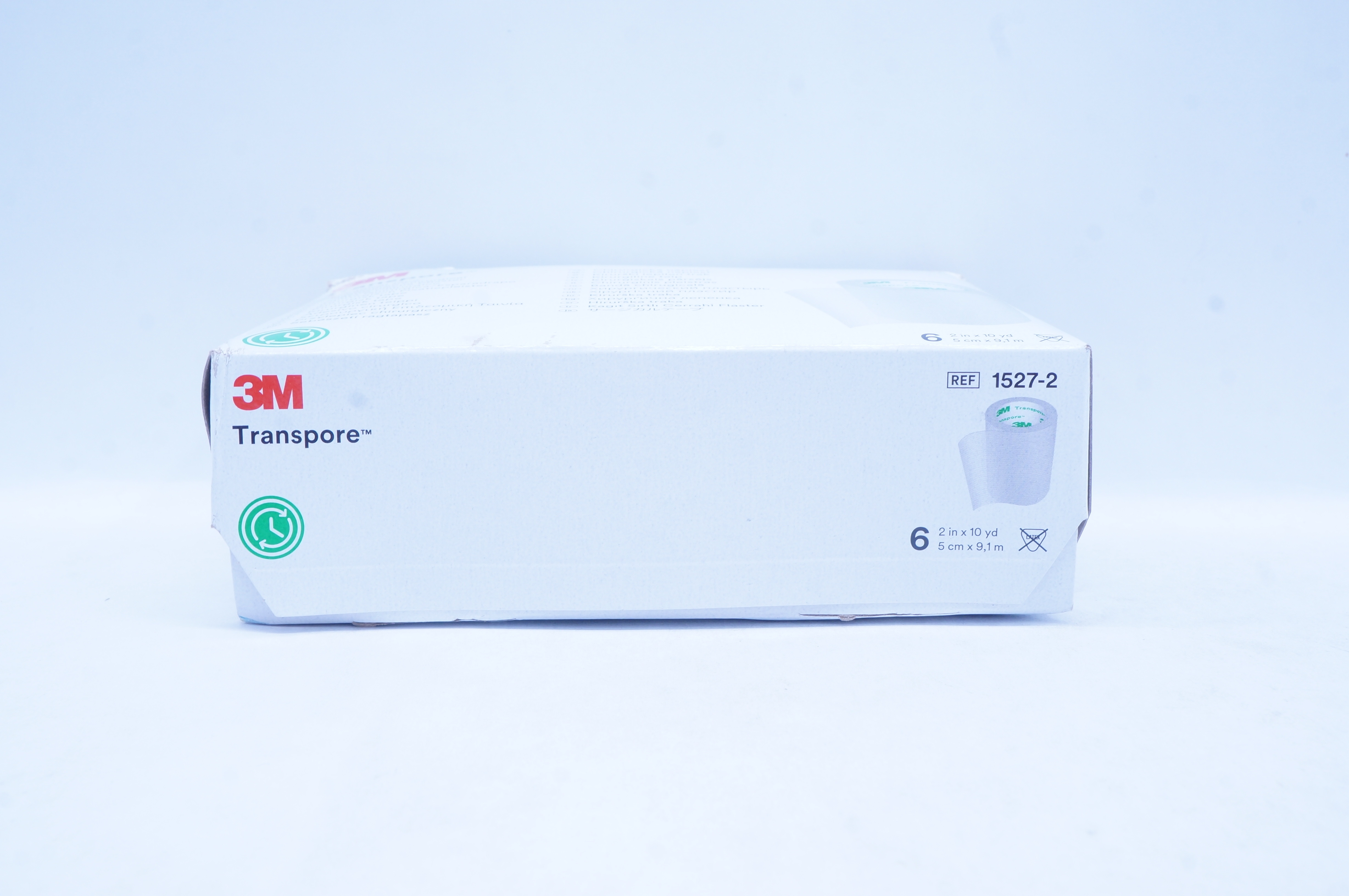3M 1527-2 Transpore Medical Device 2 inch x 10 yd - Box of 6