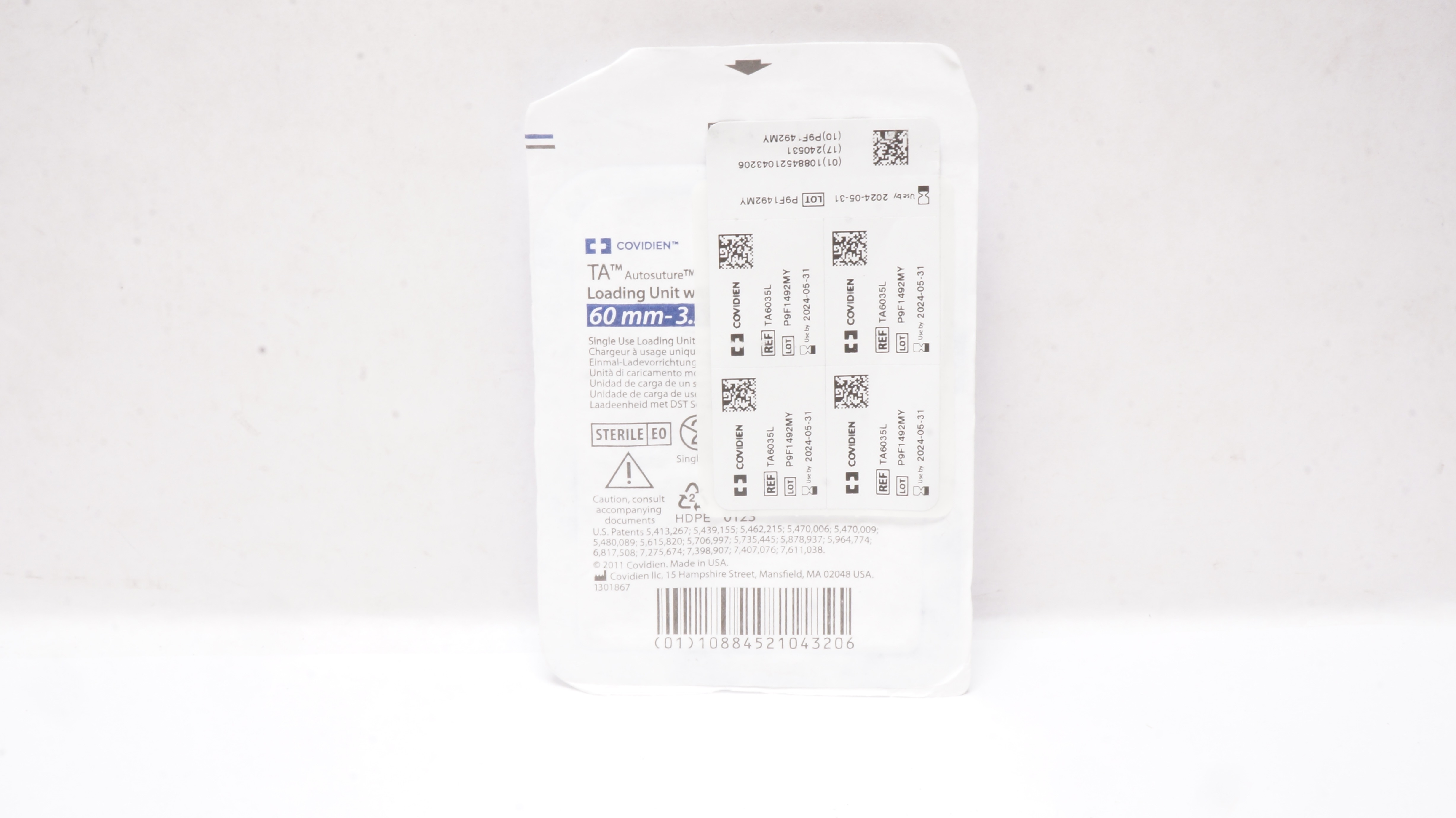 Covidien TA6035L TA Autosuture Loading Unit W/DST Series Technology 60x3.5mm