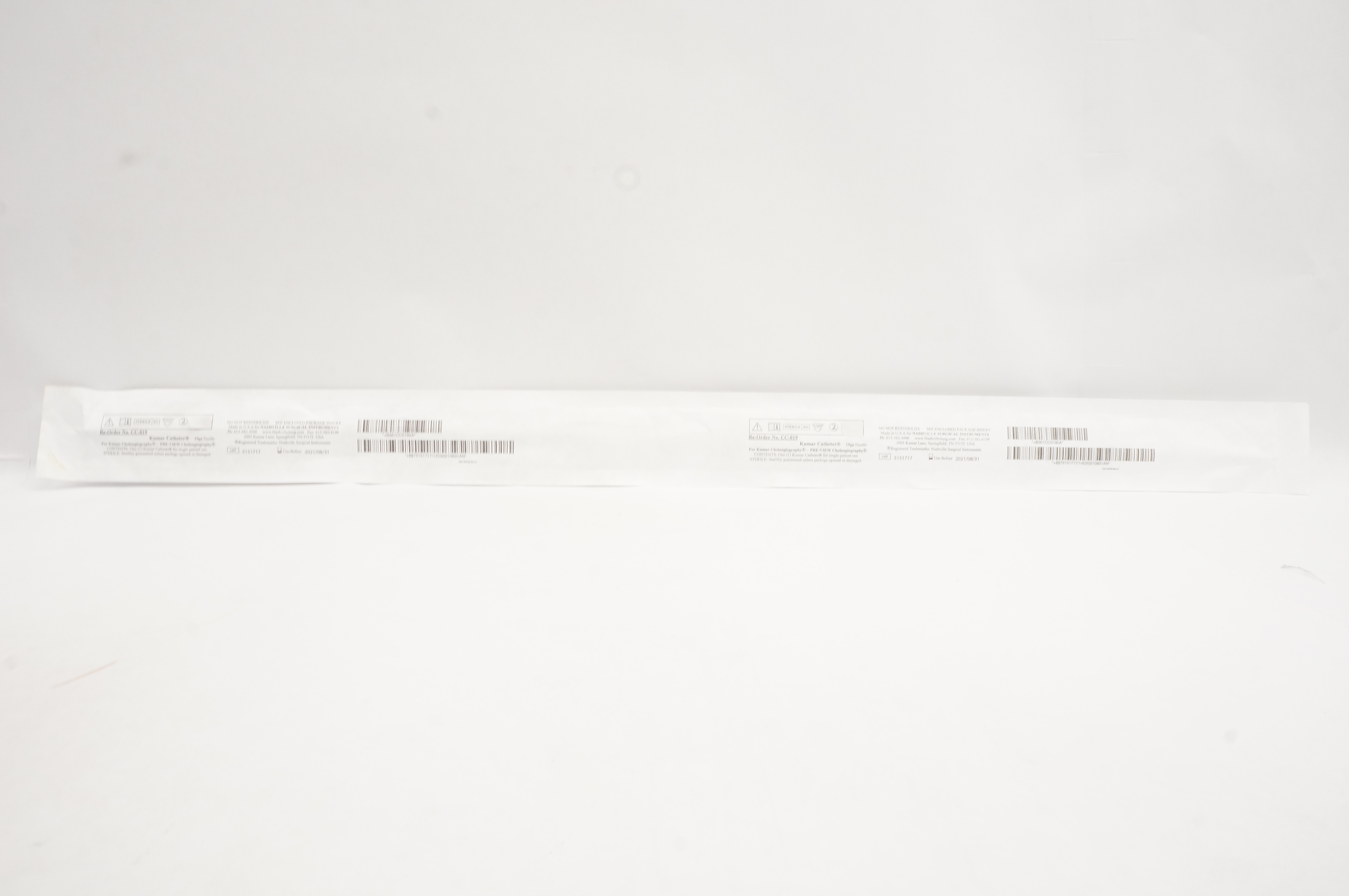 Nashville Surgical Instruments CC-019 Kumar Cath. 19ga Ndle (x)