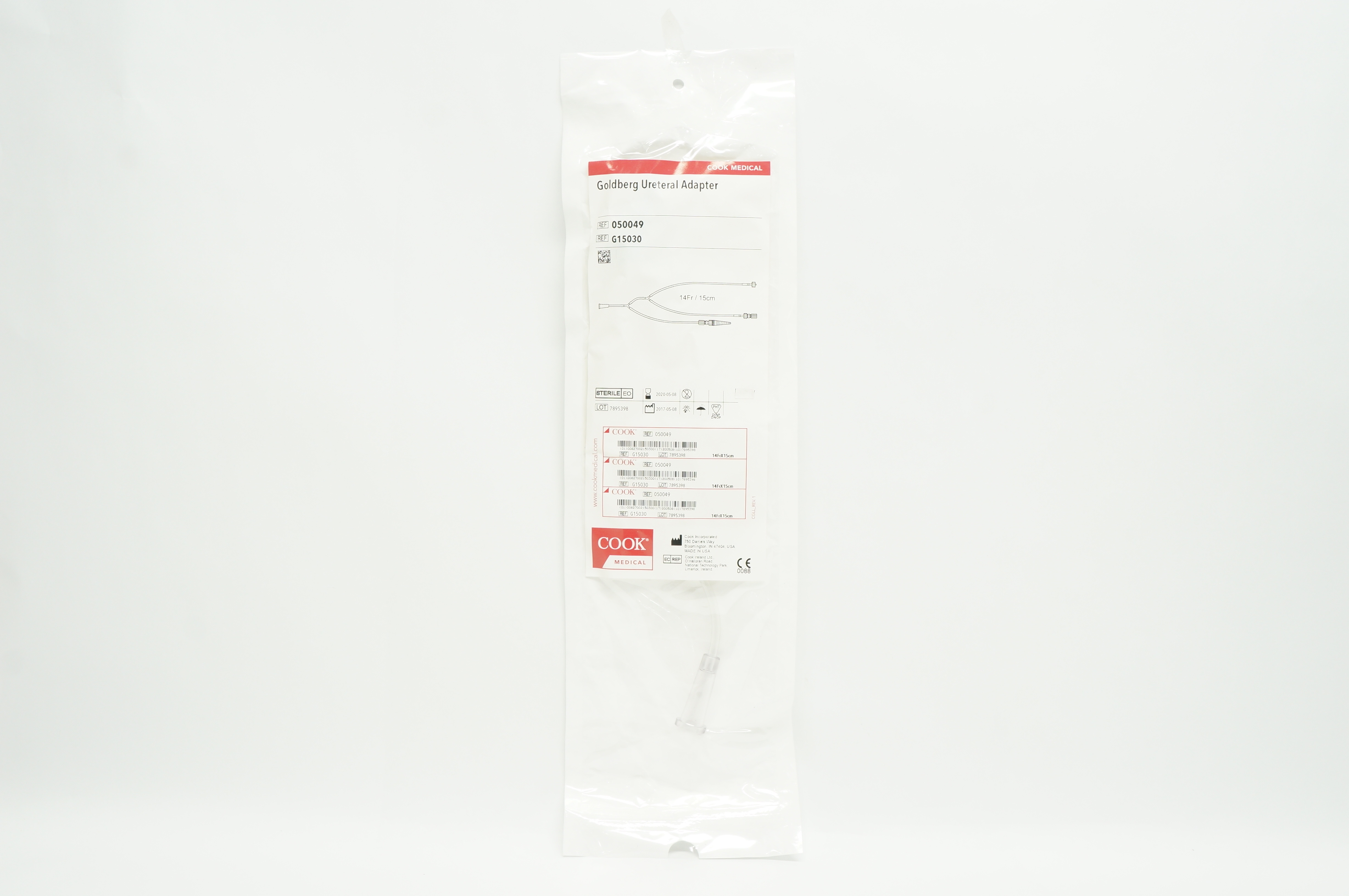 Cook Medical G15030 Goldberg Ureteral Adapter 14Fr. x 15cm (x)