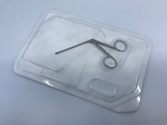 Karl Storz 162025 HARTMANN Ear Forceps, Round Cupped Jaws, Diam. 2.5 mm, WL 8 cm