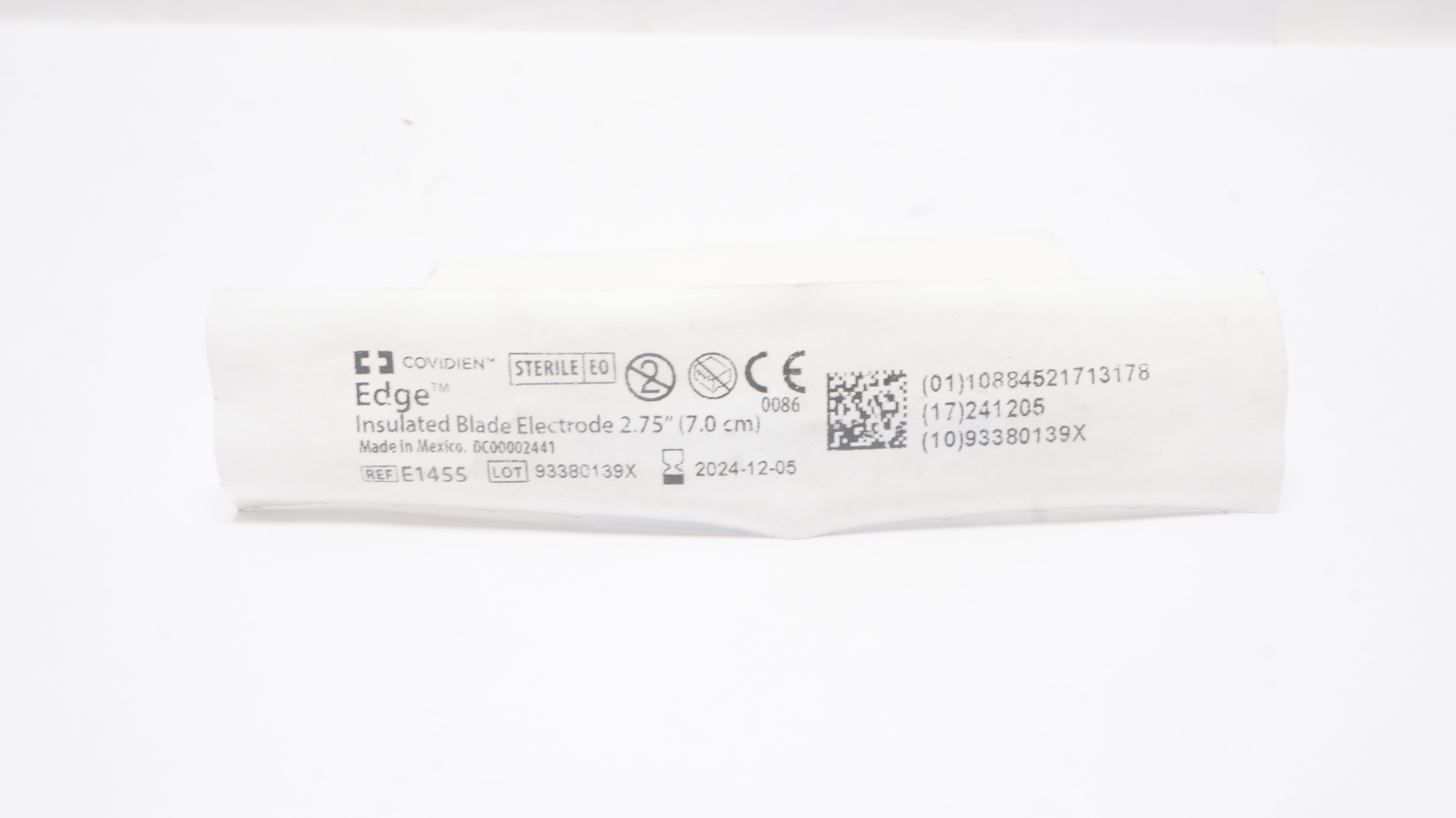 Covidien E1455 Edge Insulated Blade Electrode 2.75inch