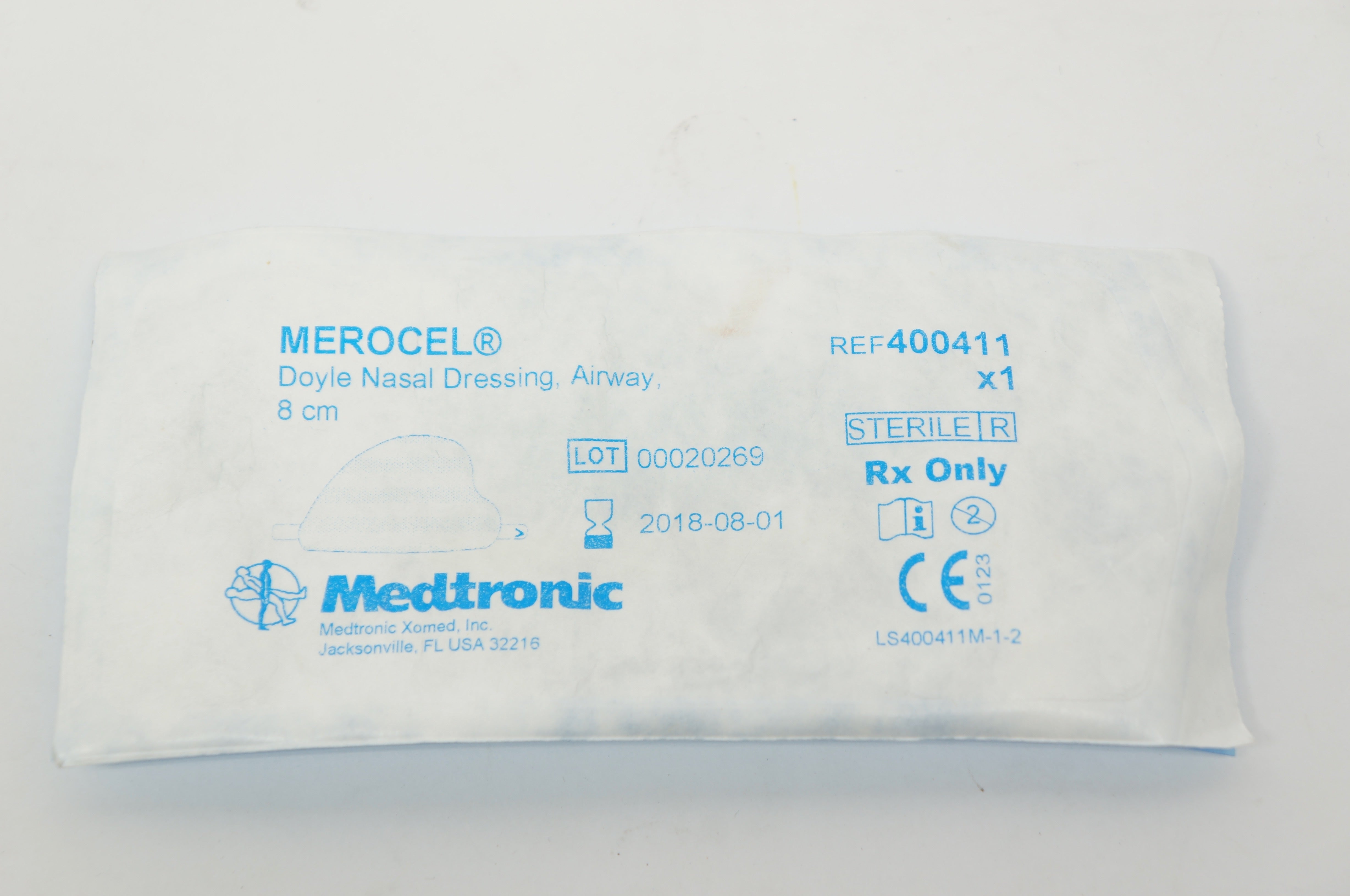 Medtronic 400411 Merocel Doyle Nasal Dressing, Airway 8cm (x)