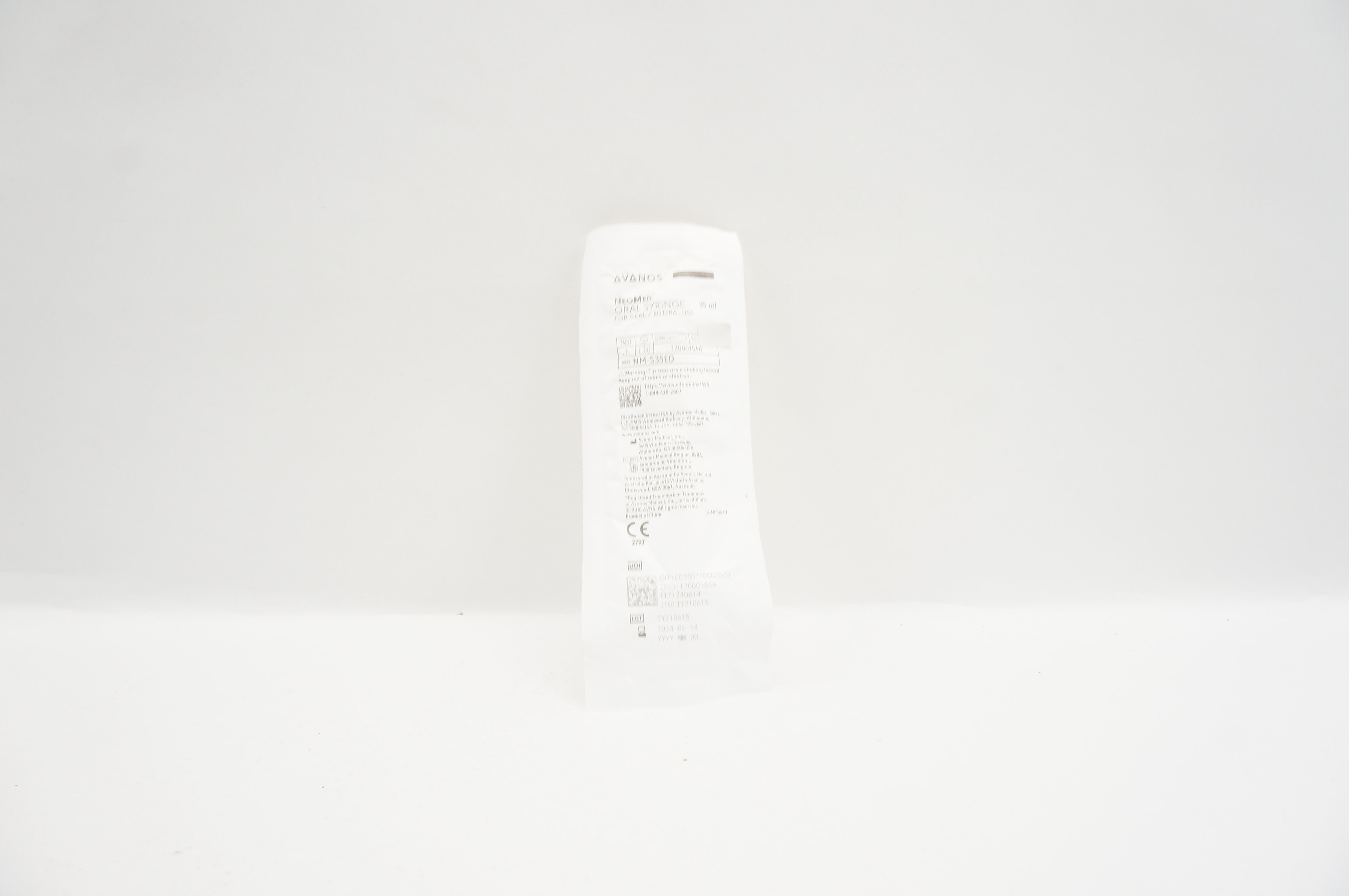 Avanos NM-S35EO NeoMed  Oral Syringe for Oral/Enteral Use 35mL