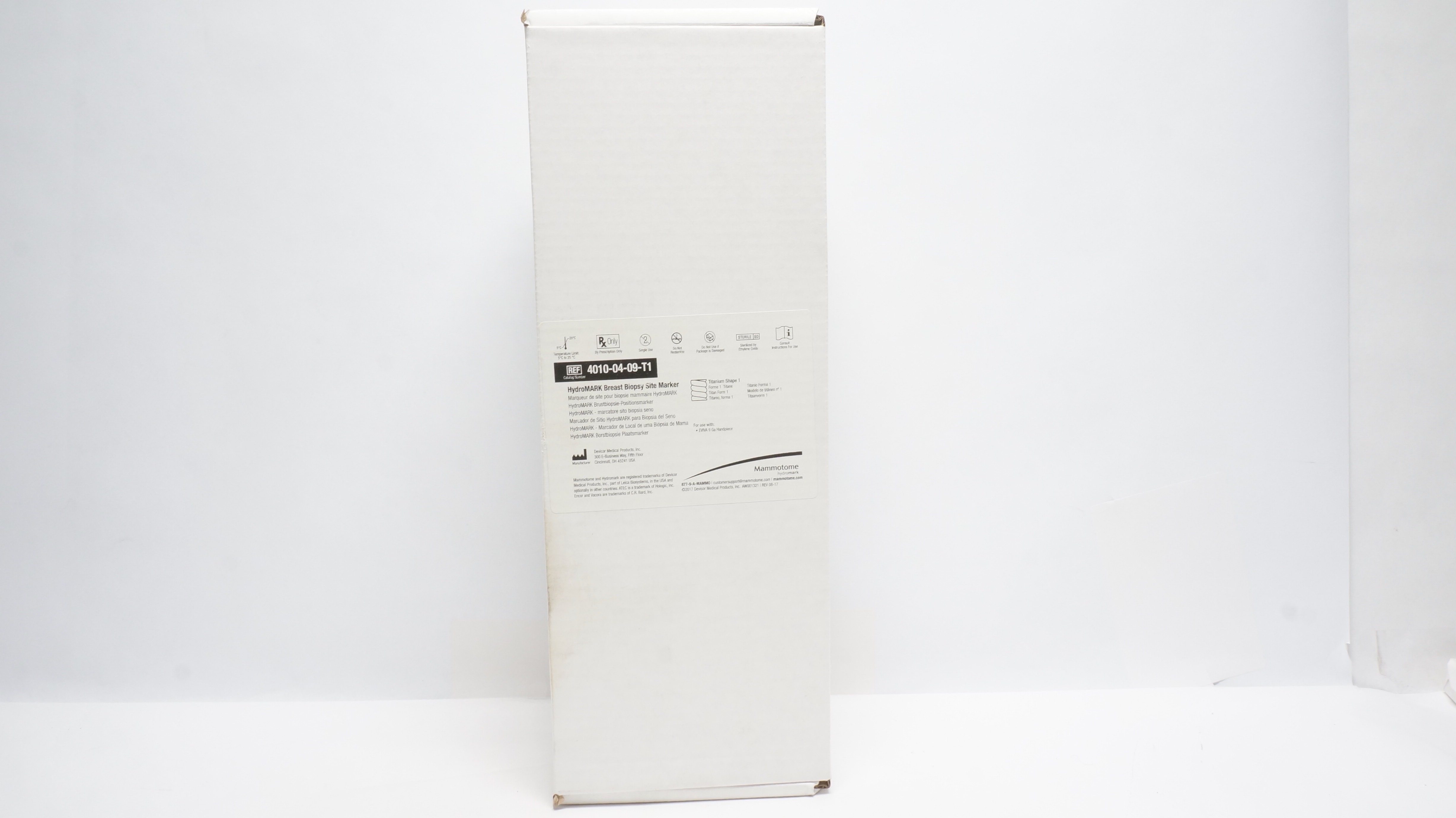 Devicor Medical 4010-04-09-T1 HydroMARK Breast Biopsy Site Marker - Box of 10