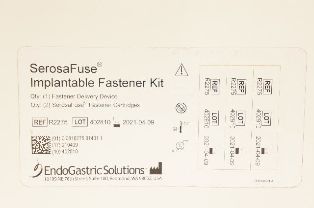 EndoGastric Solutions R2275 SerosaFuse Implantable Fastener Kit (x)