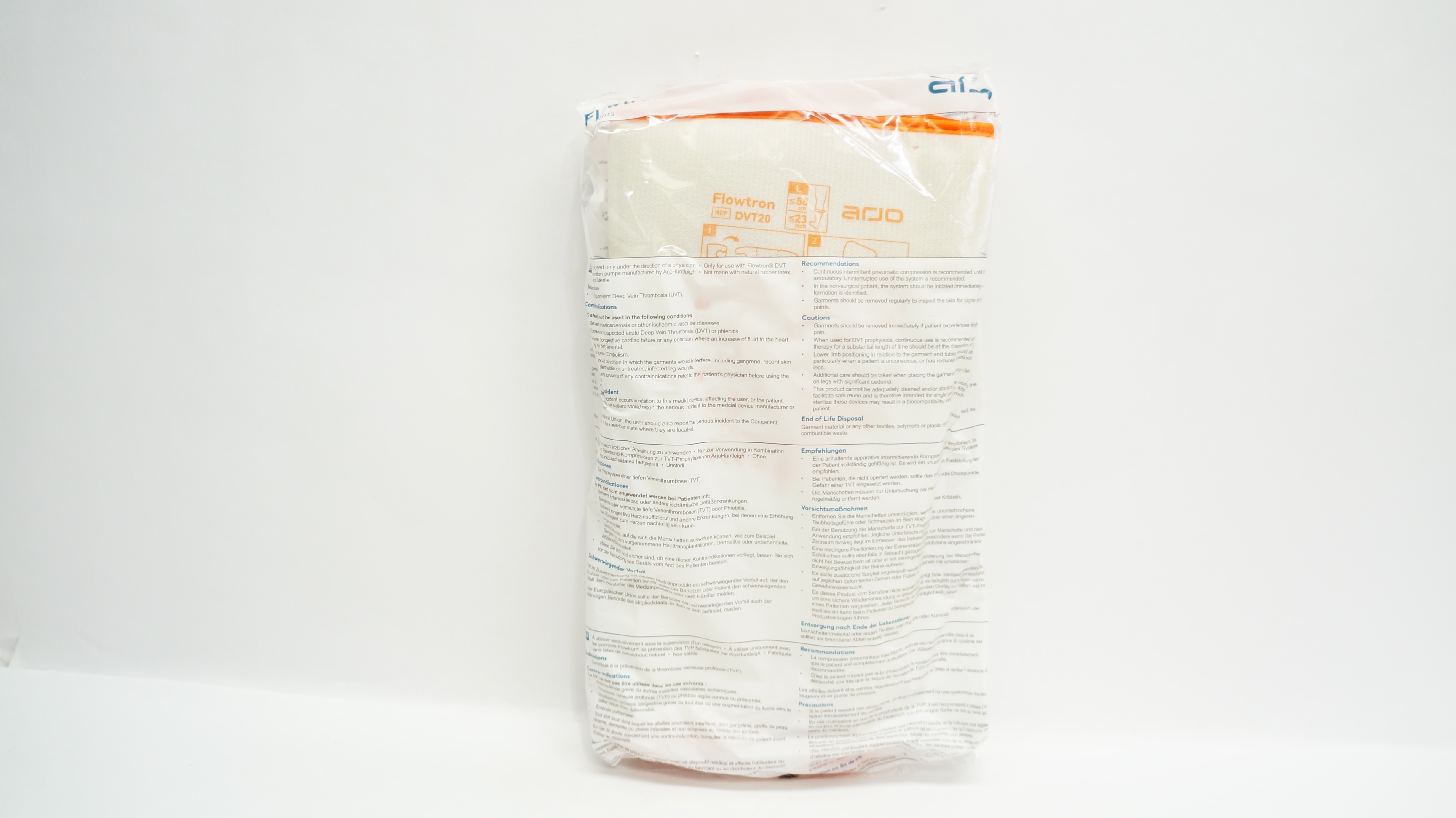 Arjo DVT20 Flowtron Large Calf Garment <23inch