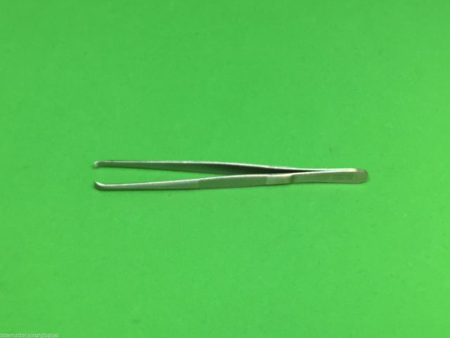Dixon Fixation Forceps Straight 4-1/2in 5x6 Mouse Teeth Stainless ~ Lot of 6