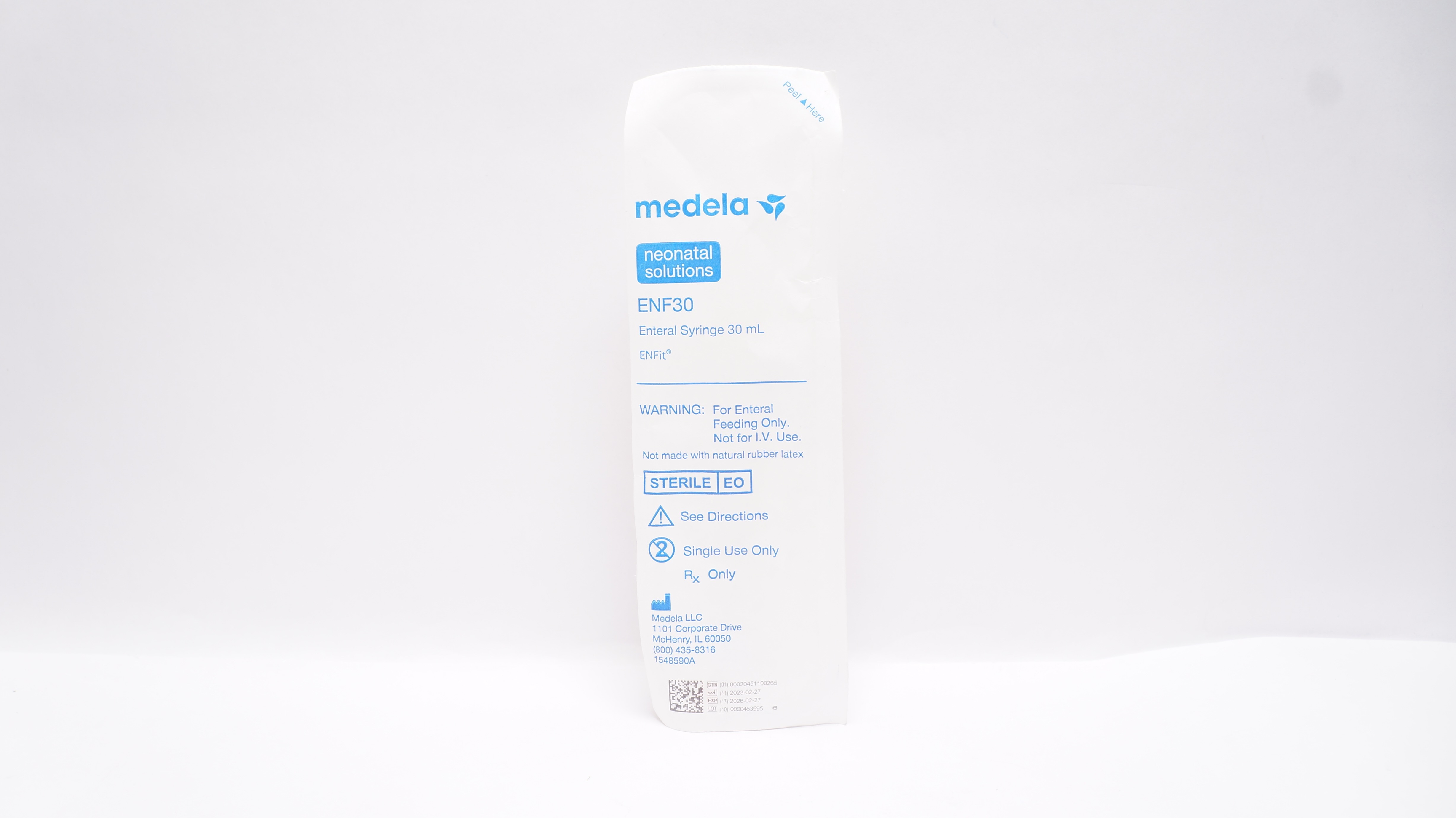 Medela ENF30 Neonatal Solutions Enteral Syringe 30mL