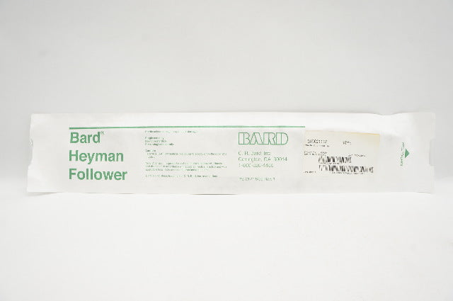 Bard 021118 Heyman Follower Straight Plastic Open End Tip 18 Fr.