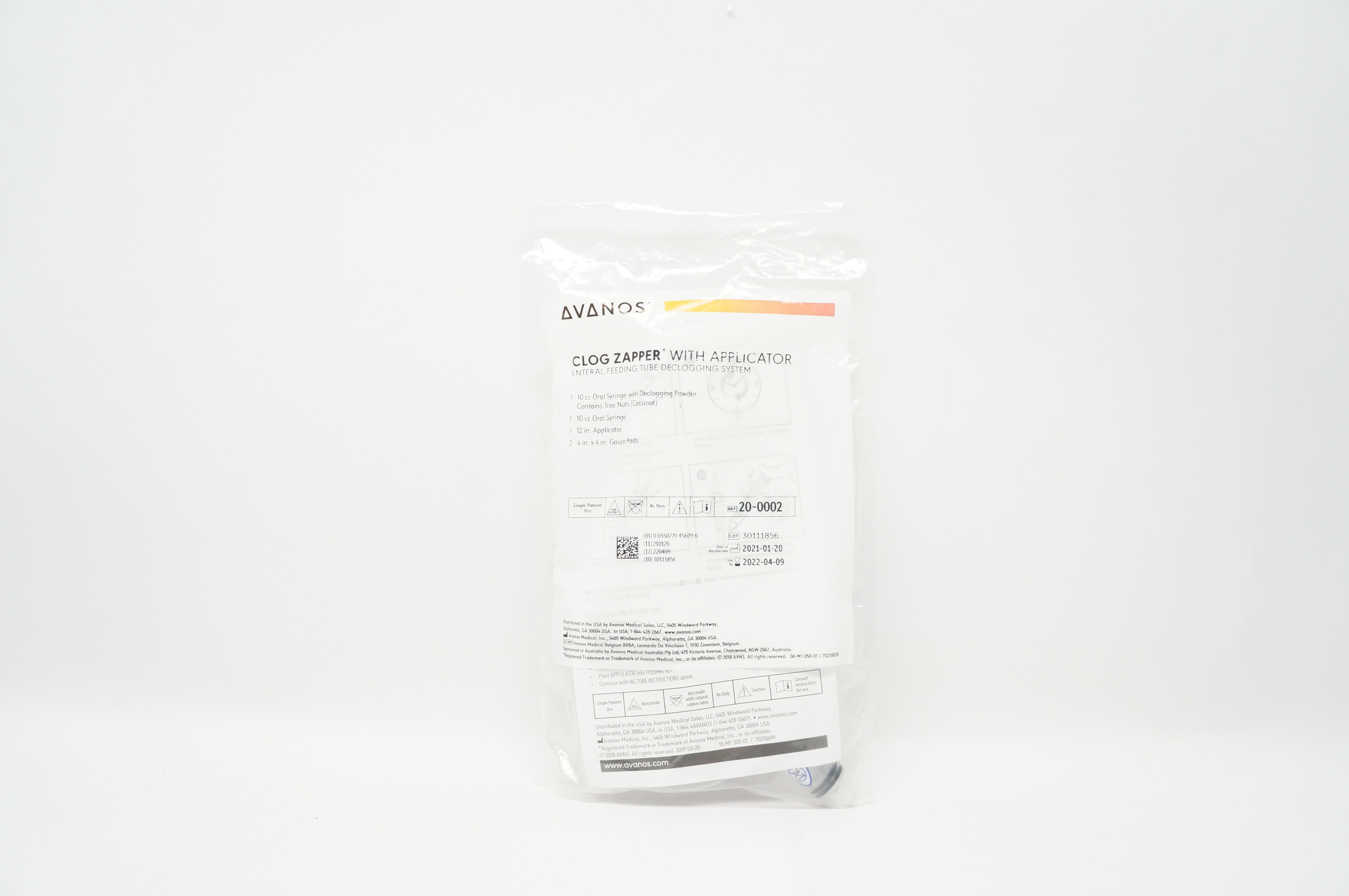 Avanos 20-0002 Clog Zapper Applicator Enteral Feeding Tube Declogging System (x)