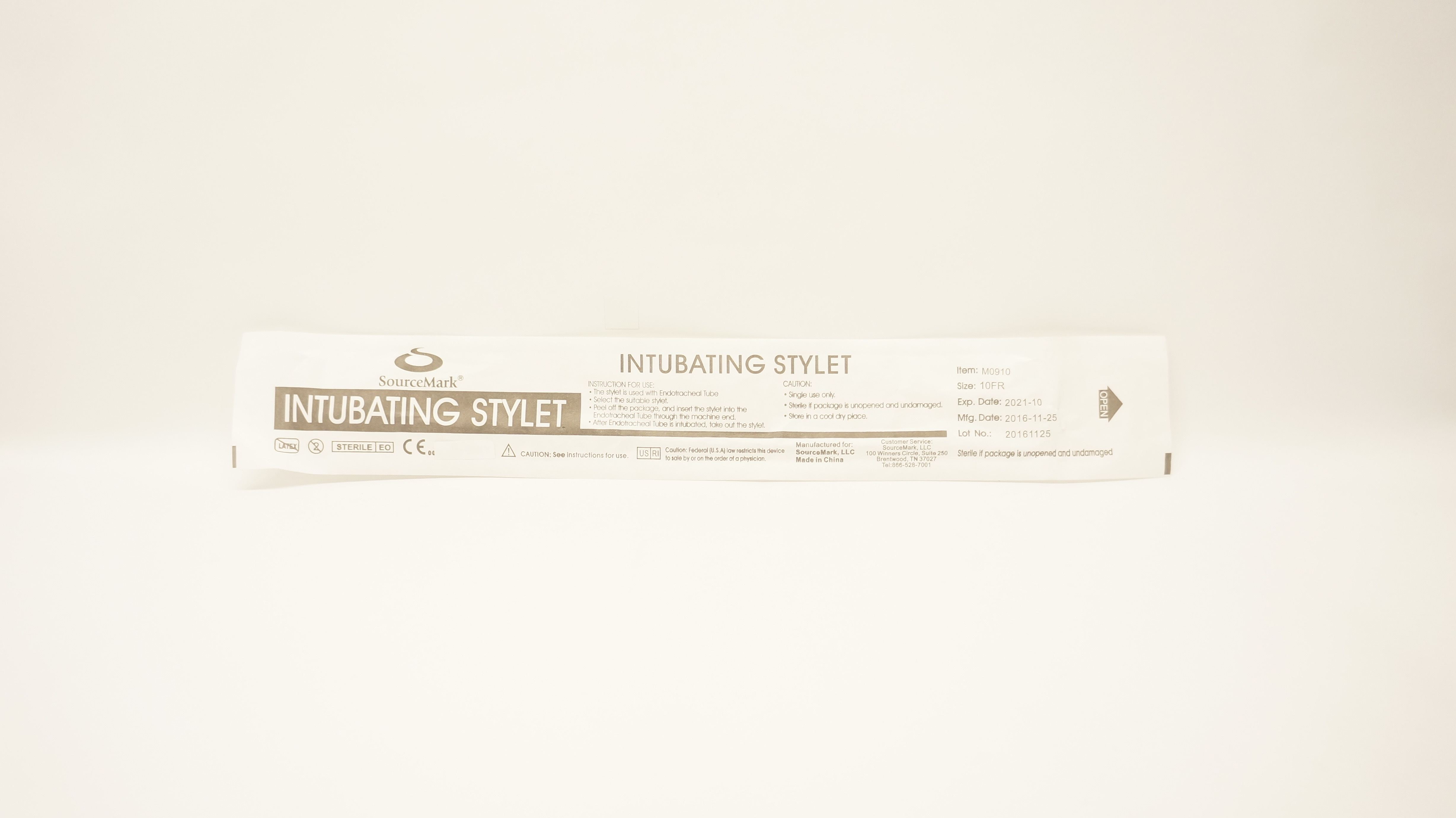 SourceMark M0910 Intubating Stylet 10Fr (x)