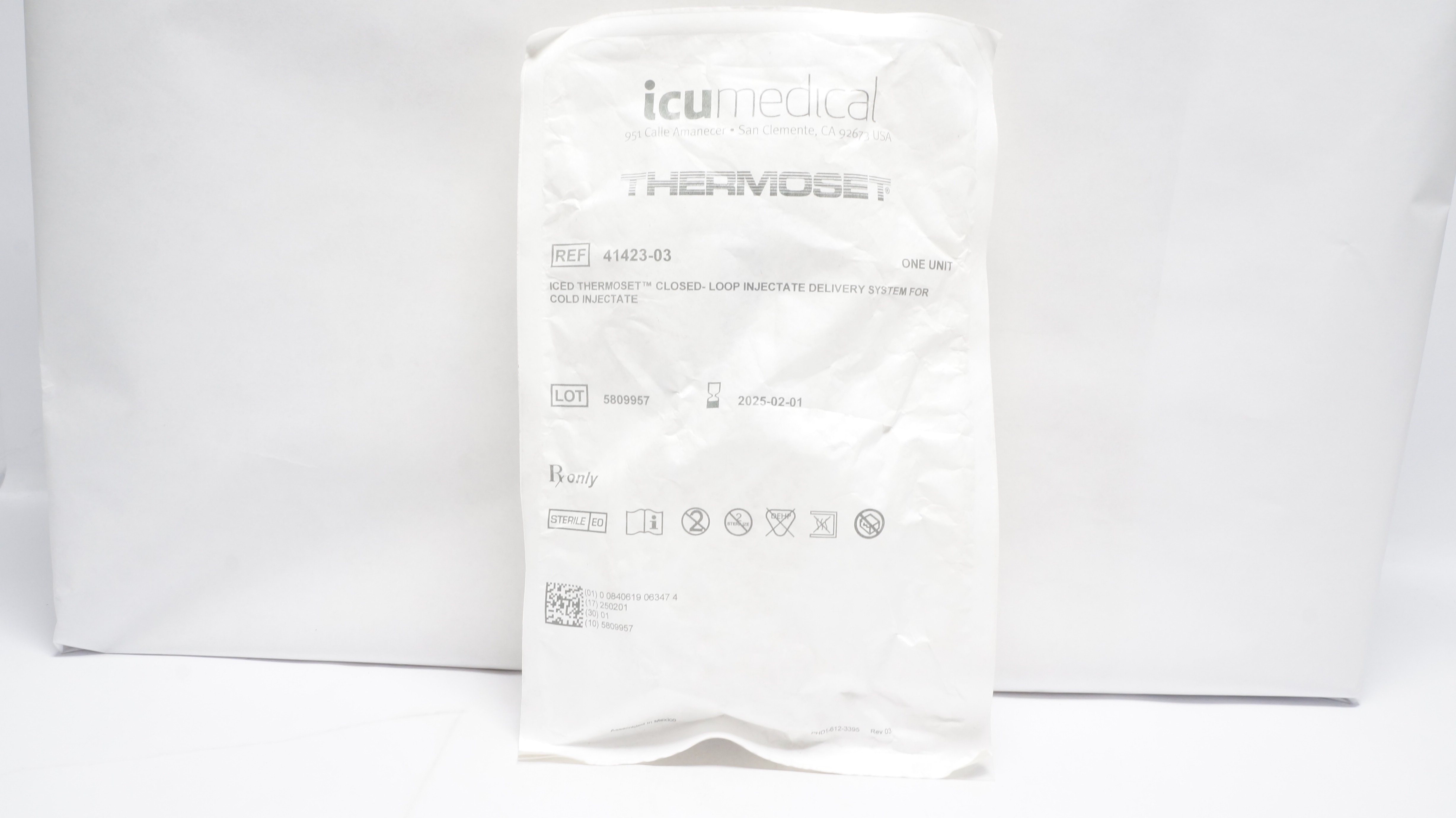 IcuMedical 41423-03 Iced Thermoset Closed-Loop Injectate Delivery System (x)