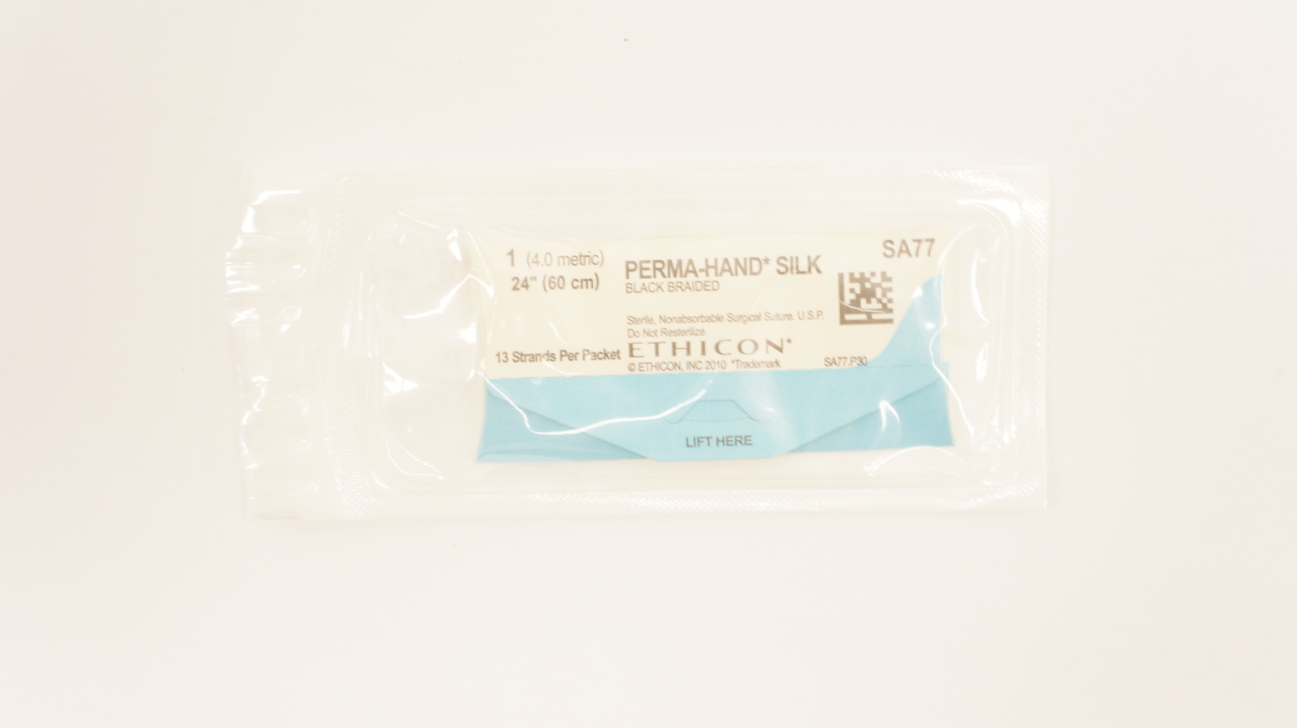 Ethicon SA77 1 Perma-Hand Silk, Black Braided Surgical Stre 24 inch