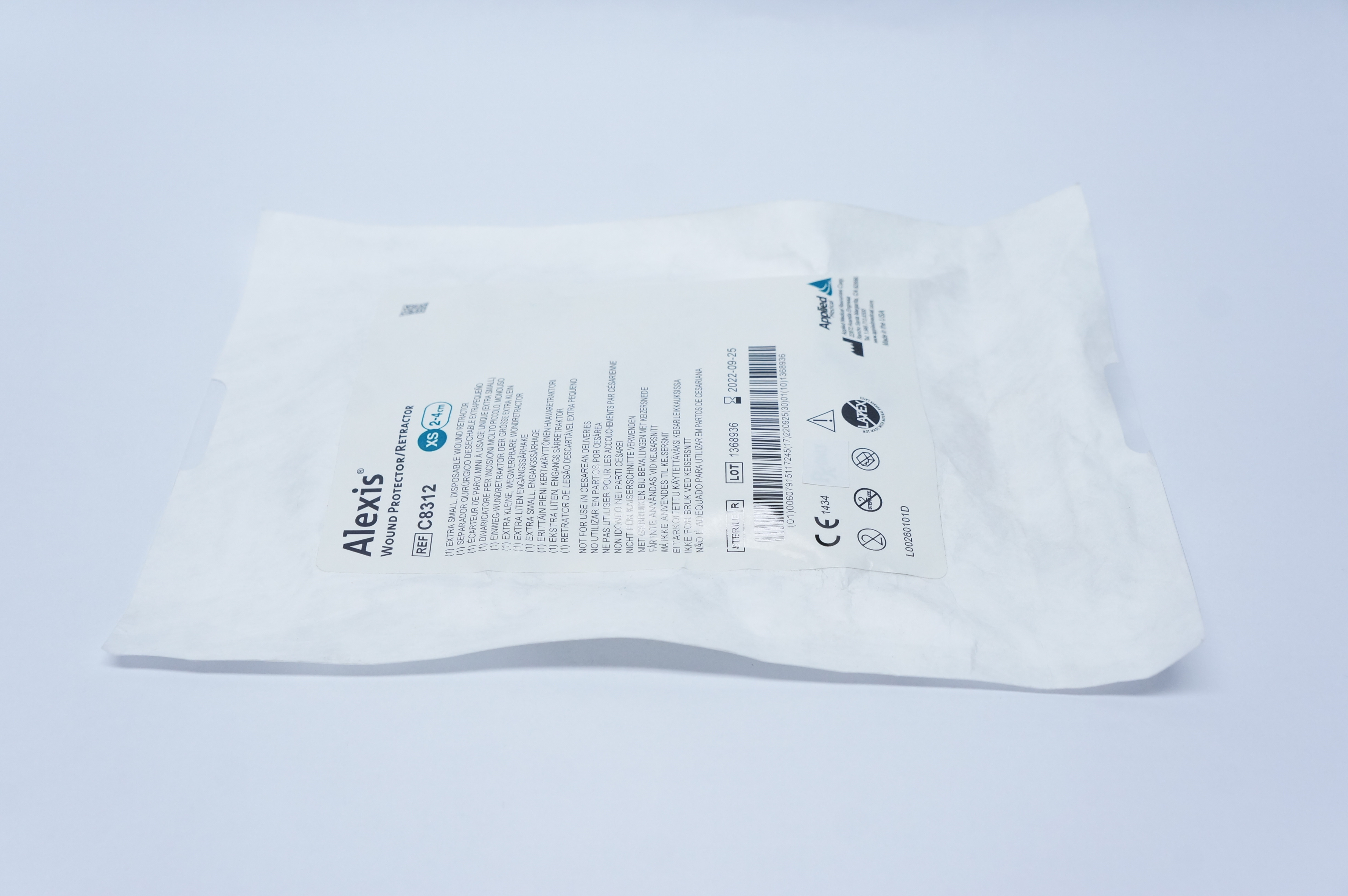 Applied Medical C8312 Alexis Wound Protector/Retractor, XS 2-4cm, Extra Small(x)