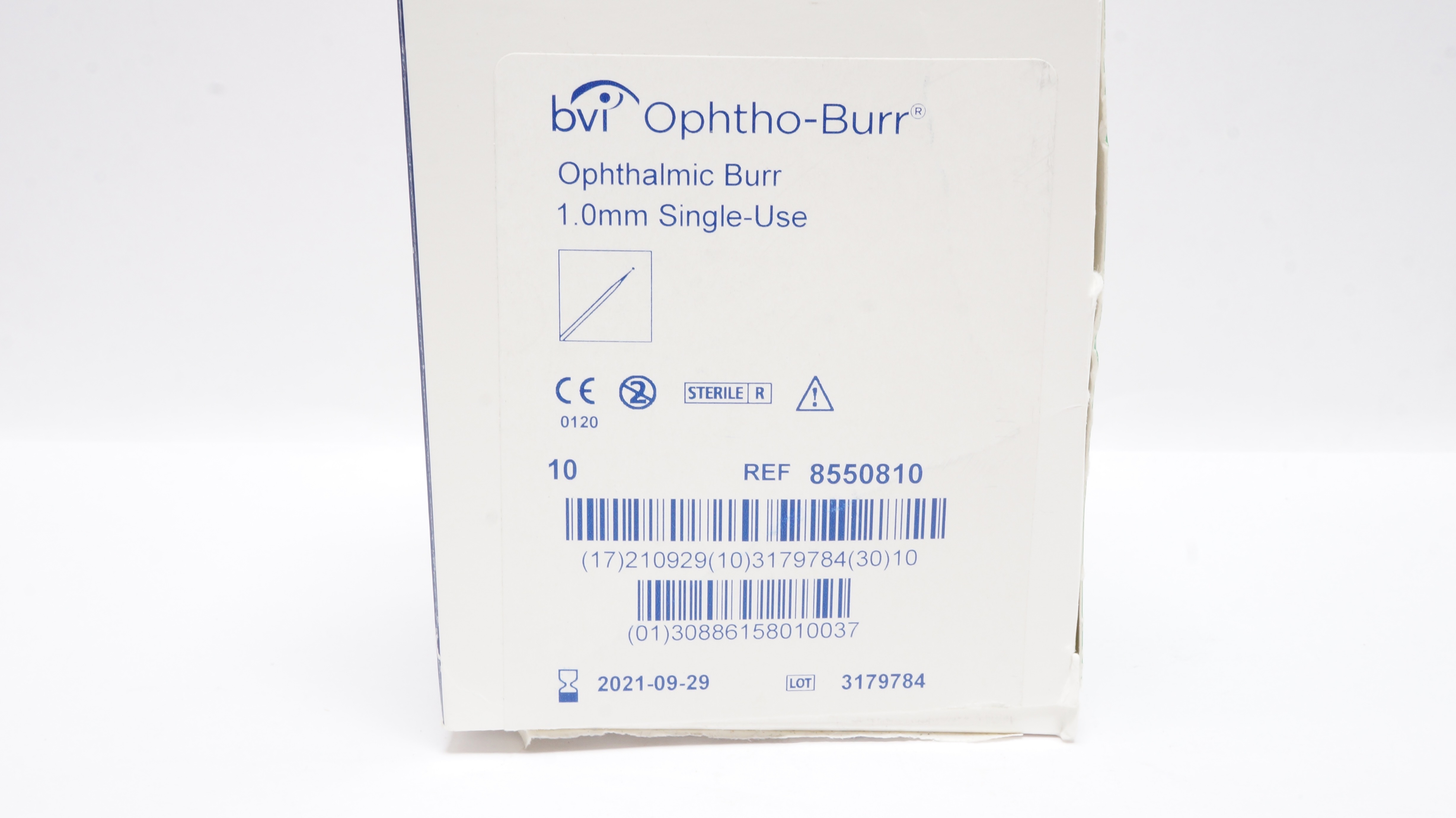 BVI Beaver 8550810 Ophtho-Burr Ophthalmic Burr 1.0mm (x) - Box of 10