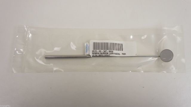 Laryngeal Mirror Boilable #3 Plain Glass 8in